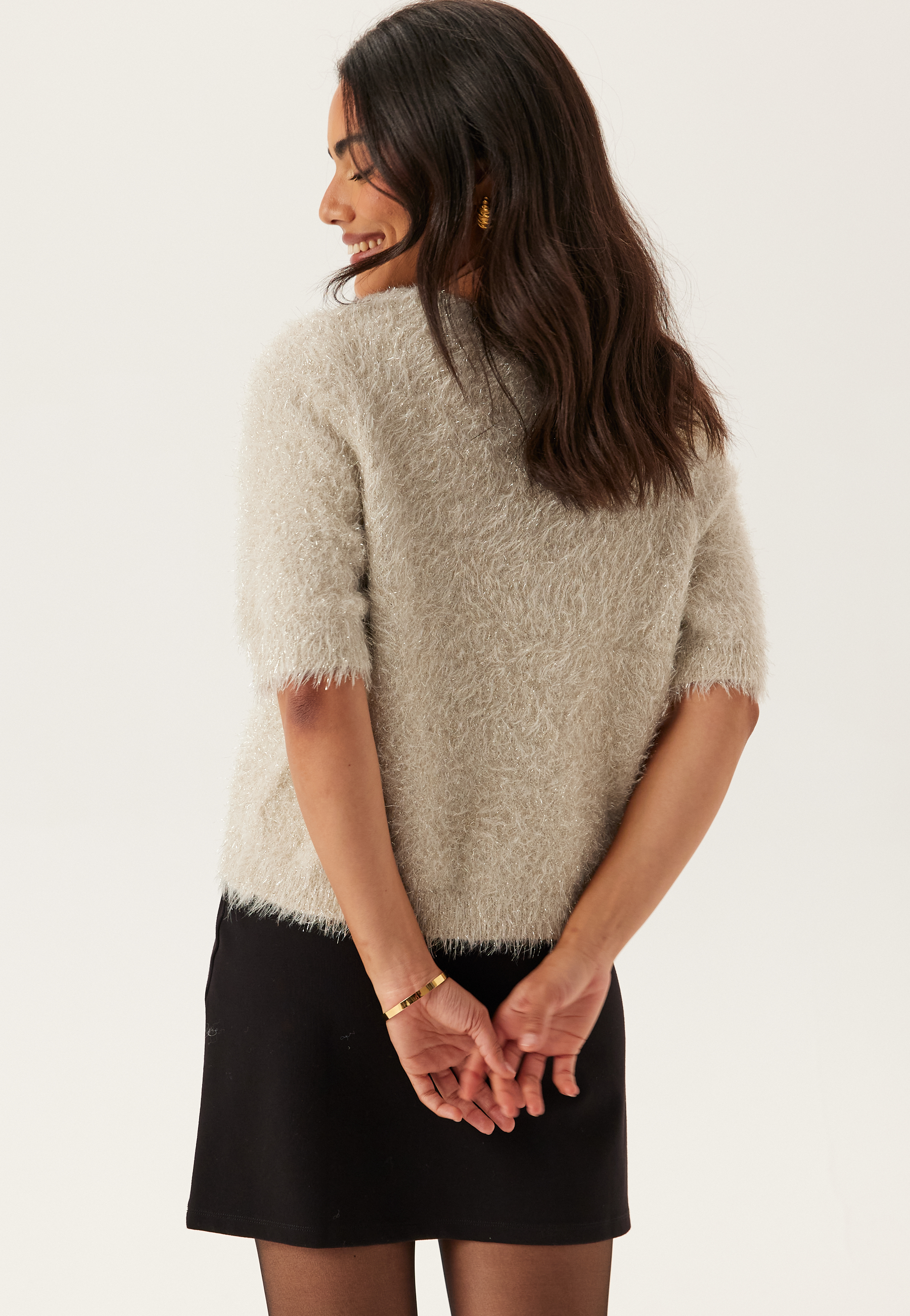 Pcmie Ss O-neck Knit 2
