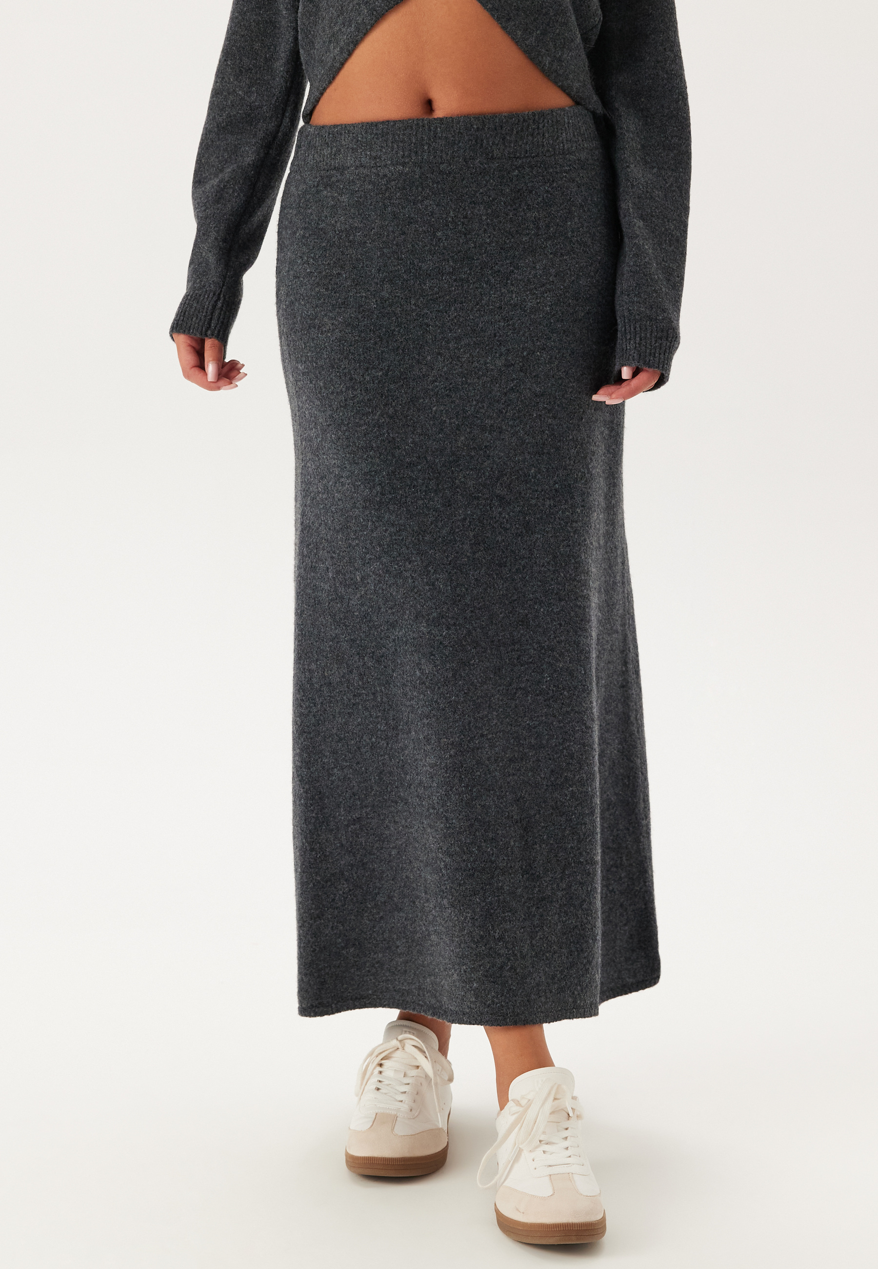 Pcnanu Hw Long Knit Skirt Bc