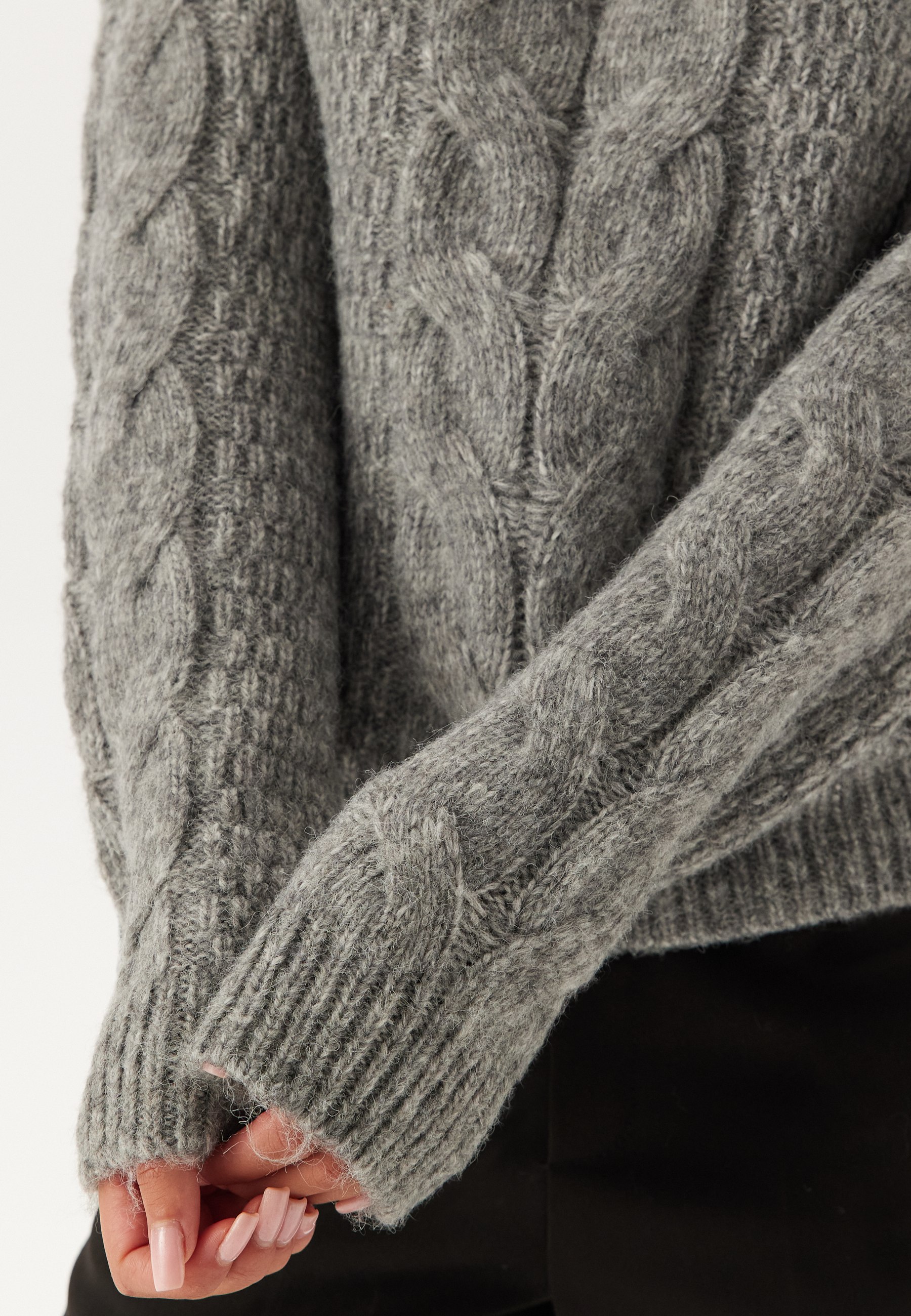 Pcnina Ls O-neck Knit 3