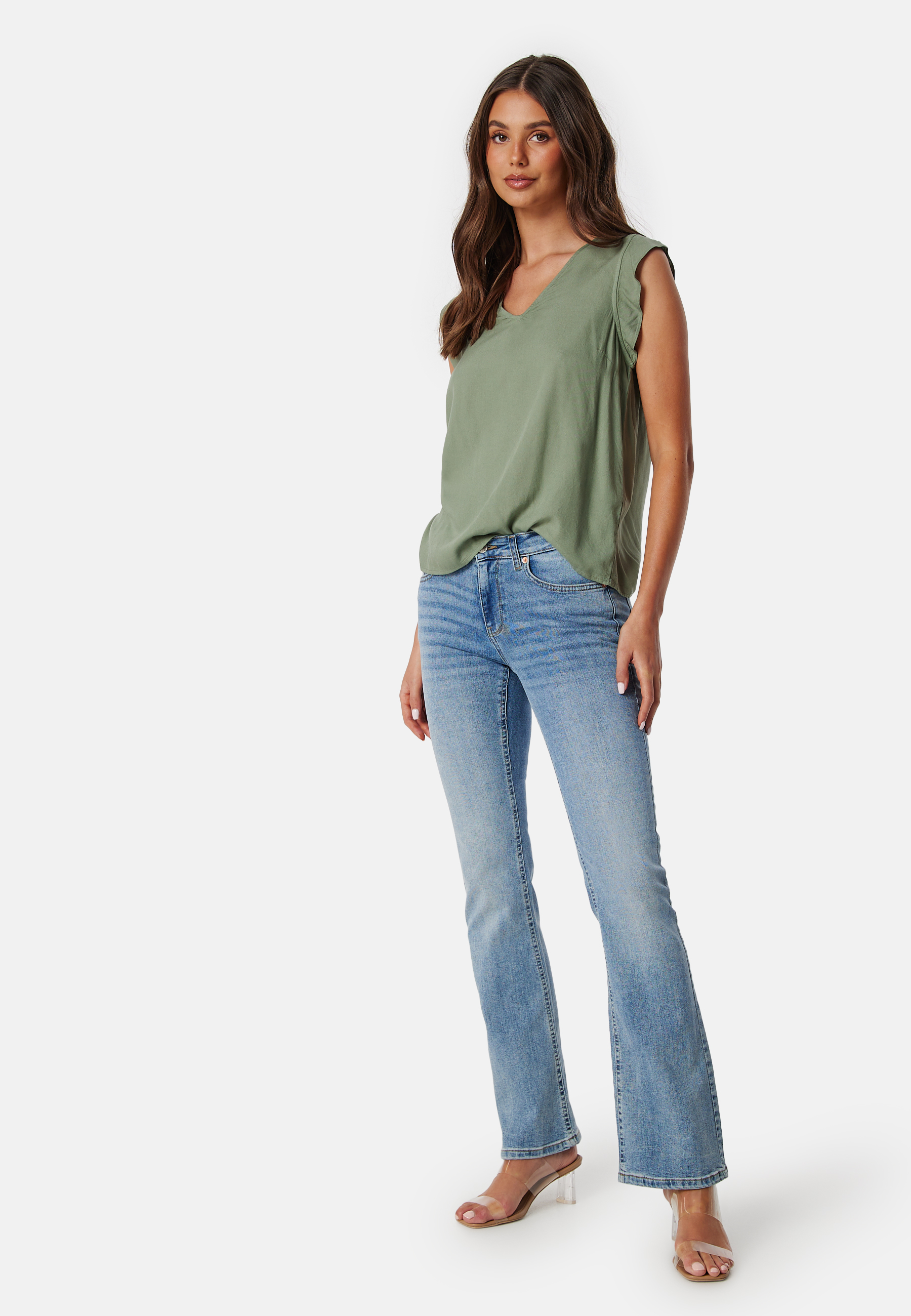 Pcnya SL V-Neck Top 2