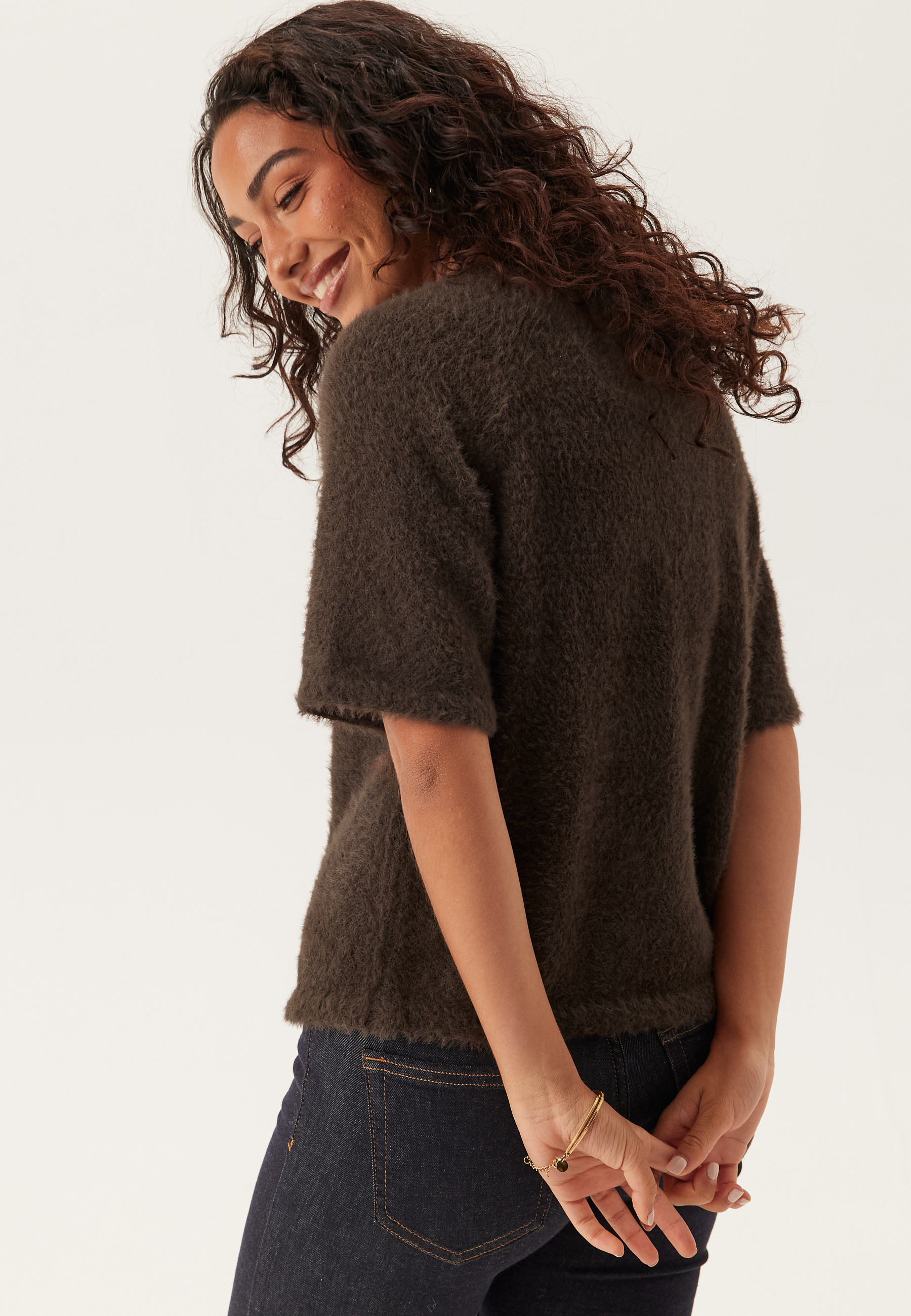 Pcovy Ss O-neck Knit 5