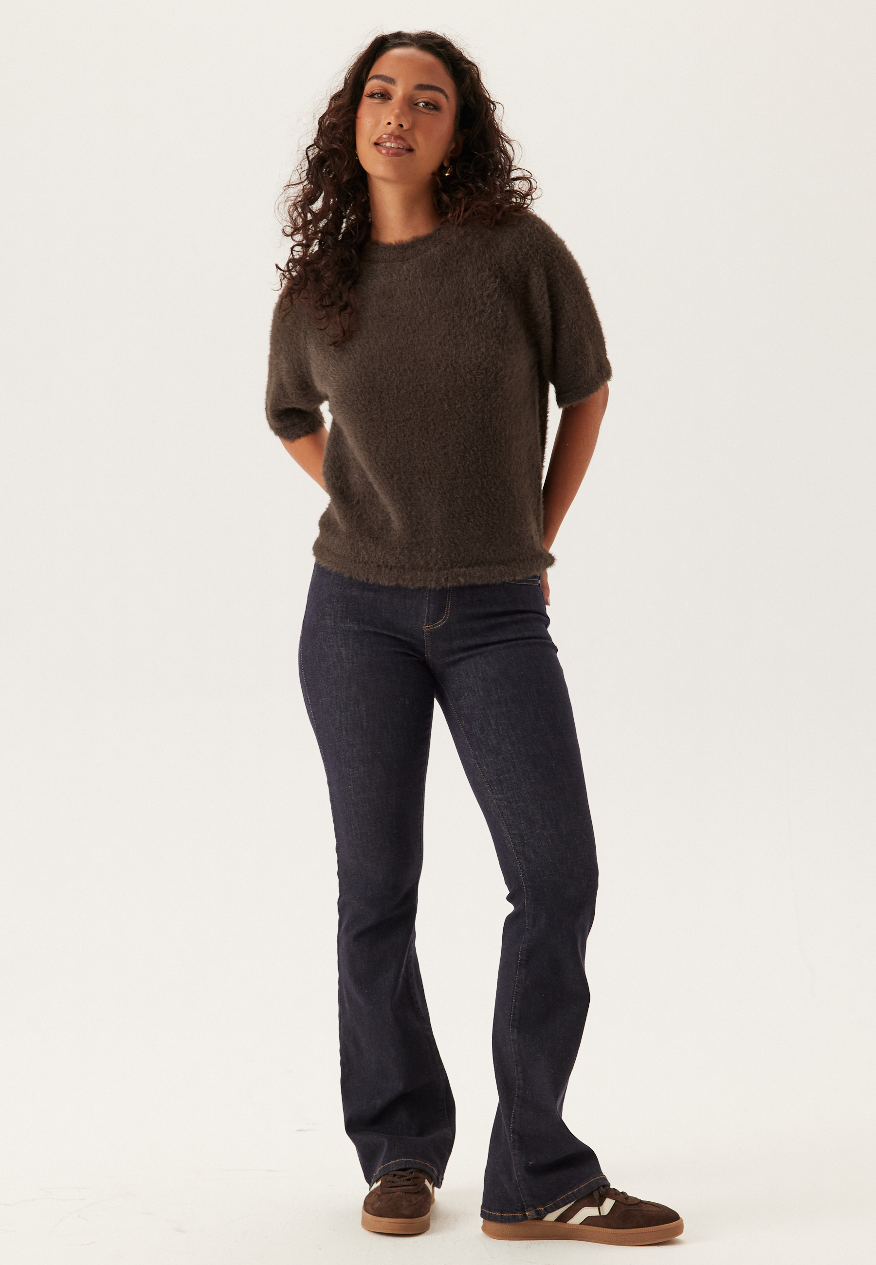 Pcovy Ss O-neck Knit 6