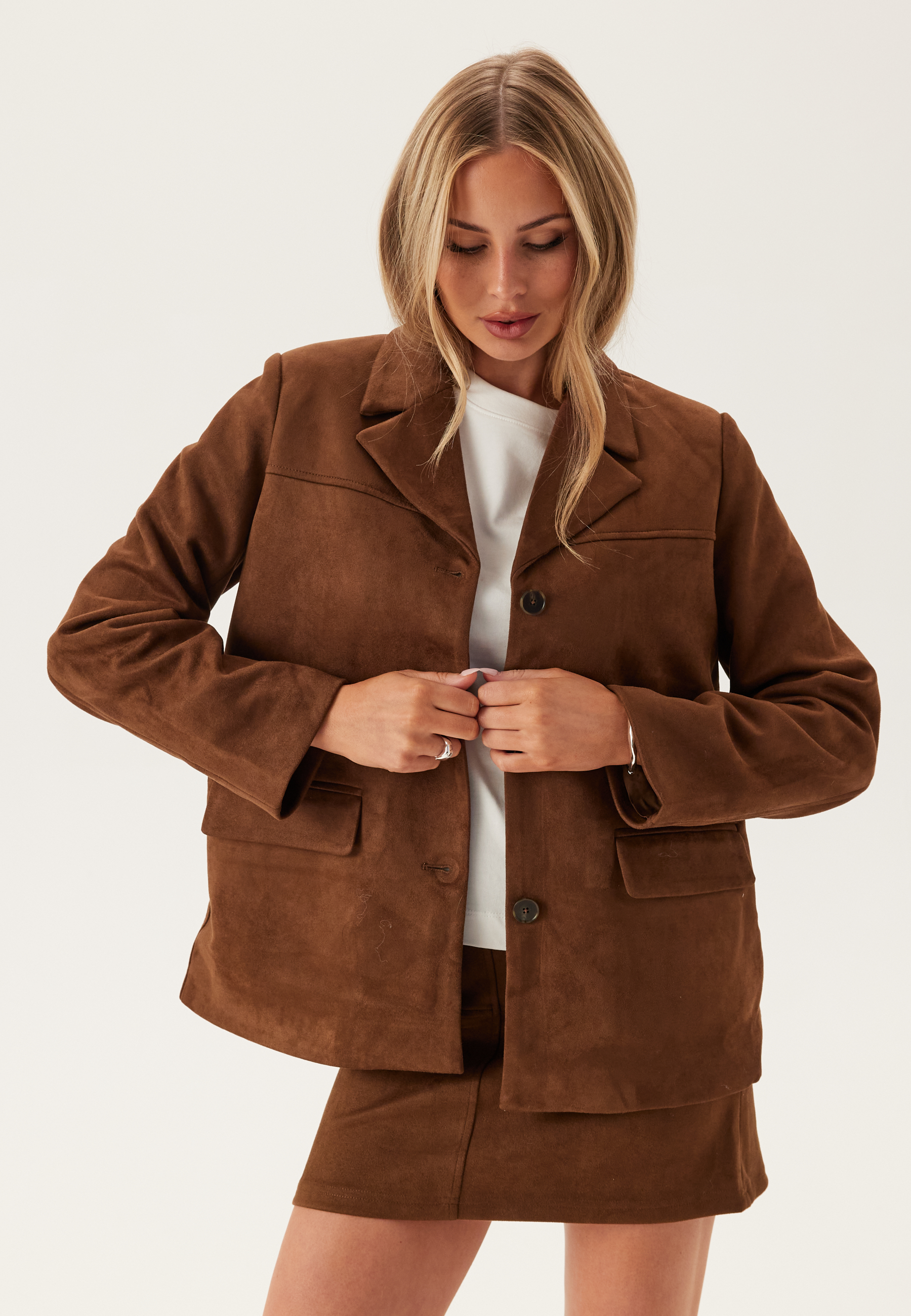 Pcrakel Brushed Outerwear Blazer 2