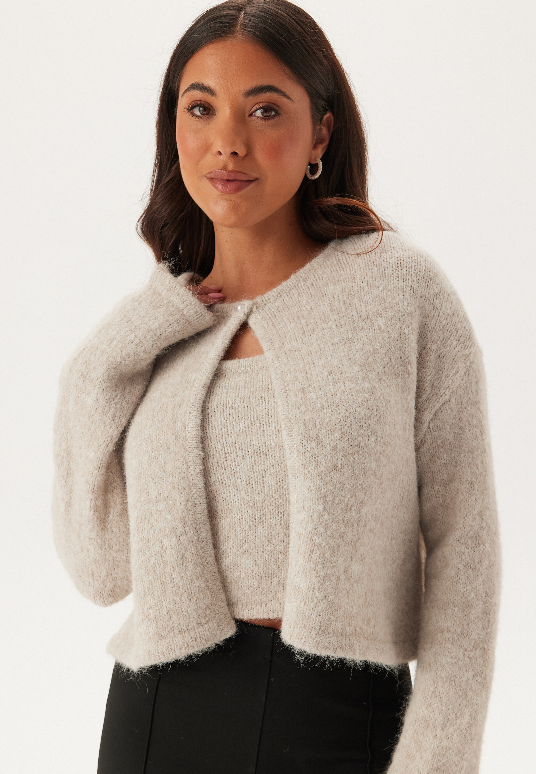 Pcruno Ls Knit Cardigan Bc