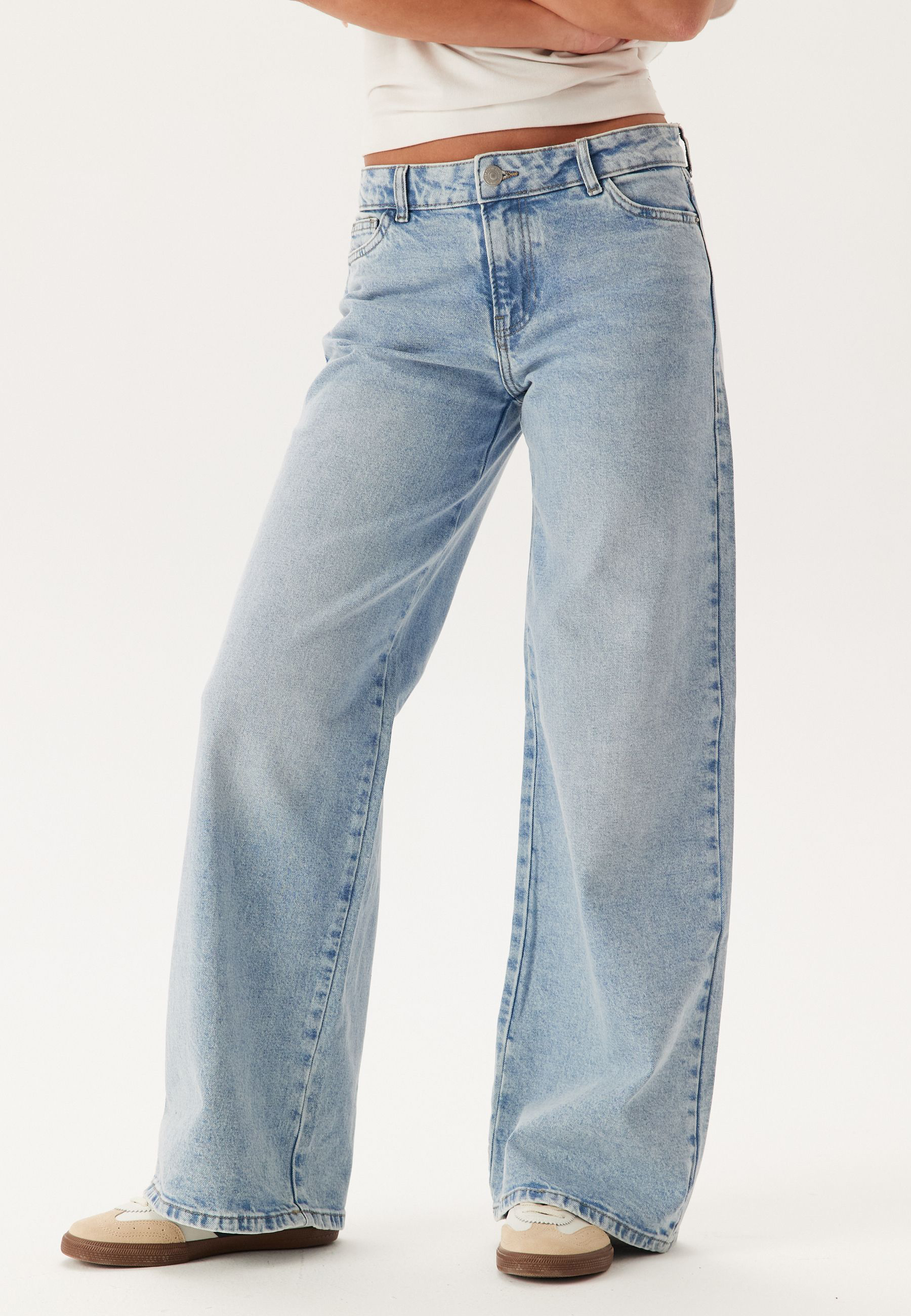 Pcselma Lw Wide Jeans Lb