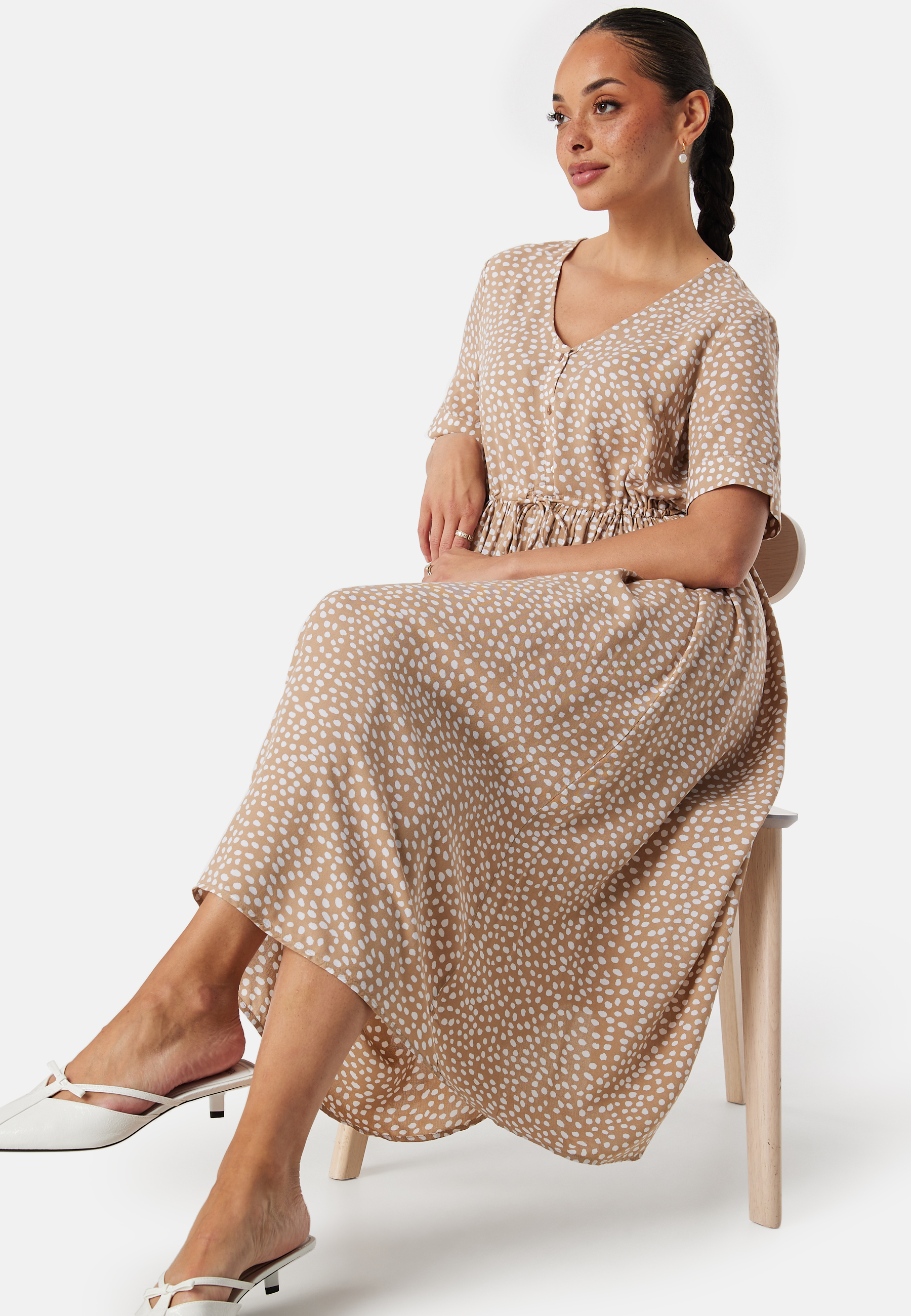 Pctala String Tie Midi Dress 2