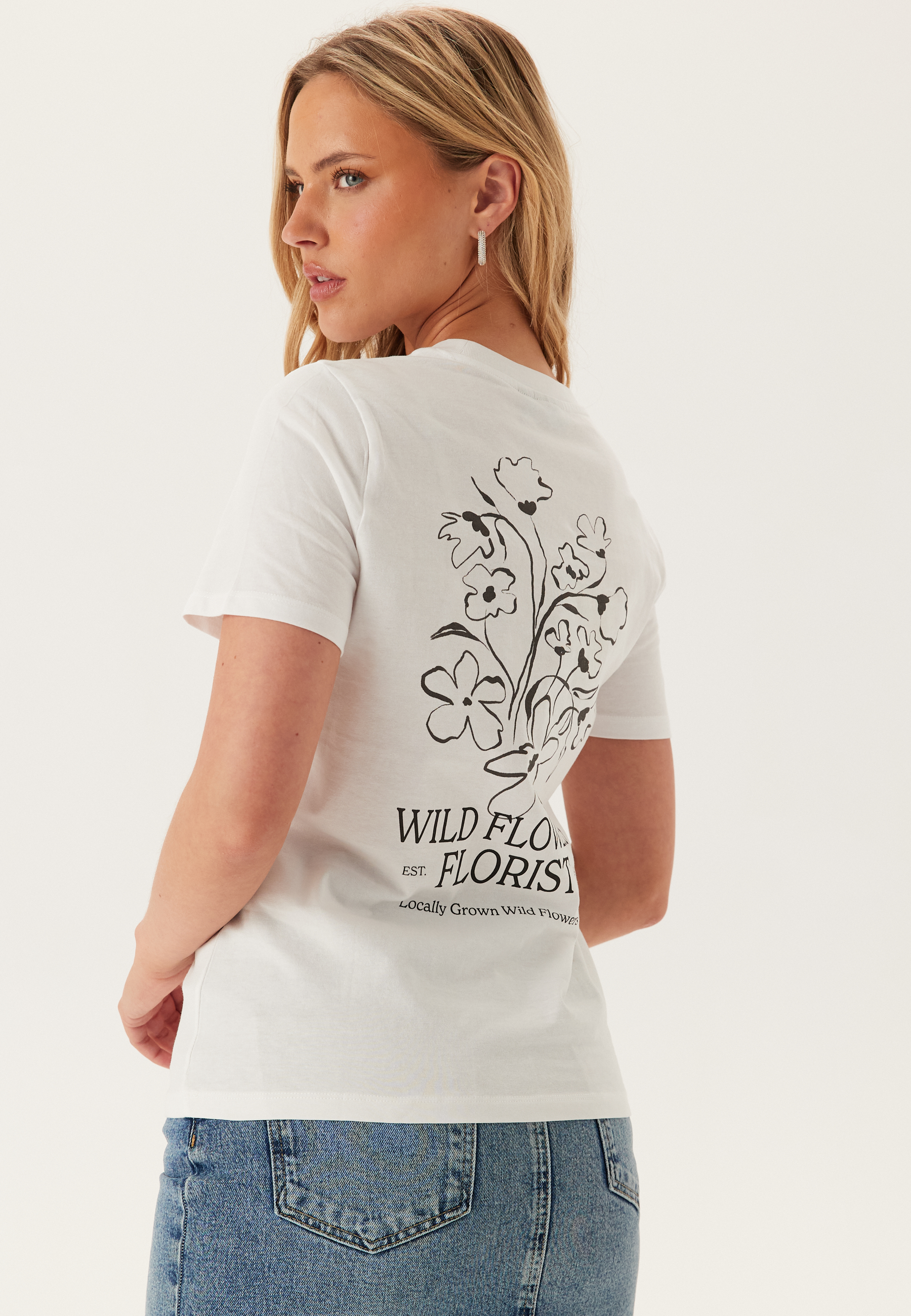 Pctess Ss Printed T-shirt