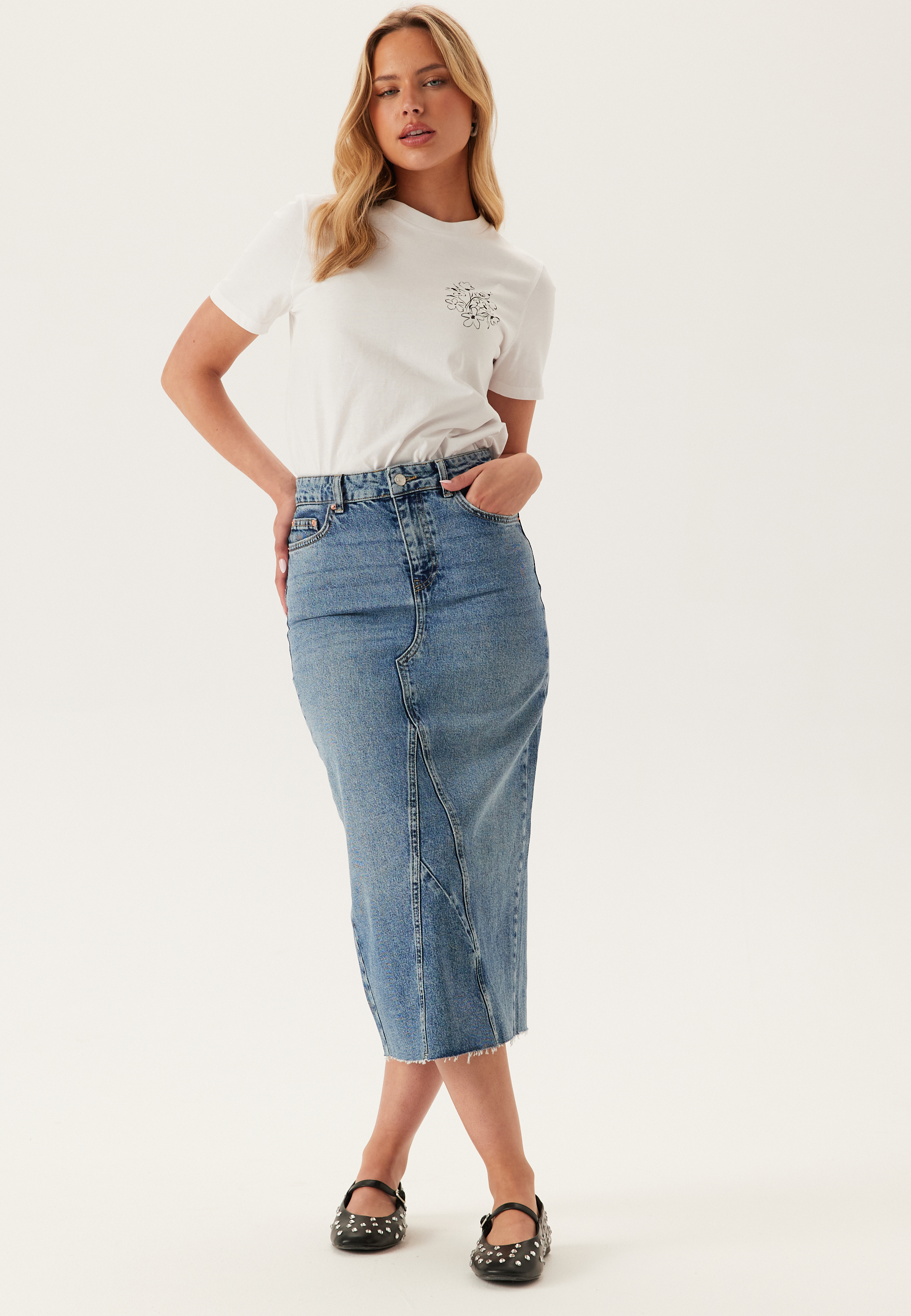 Pctess Ss Printed T-shirt 3