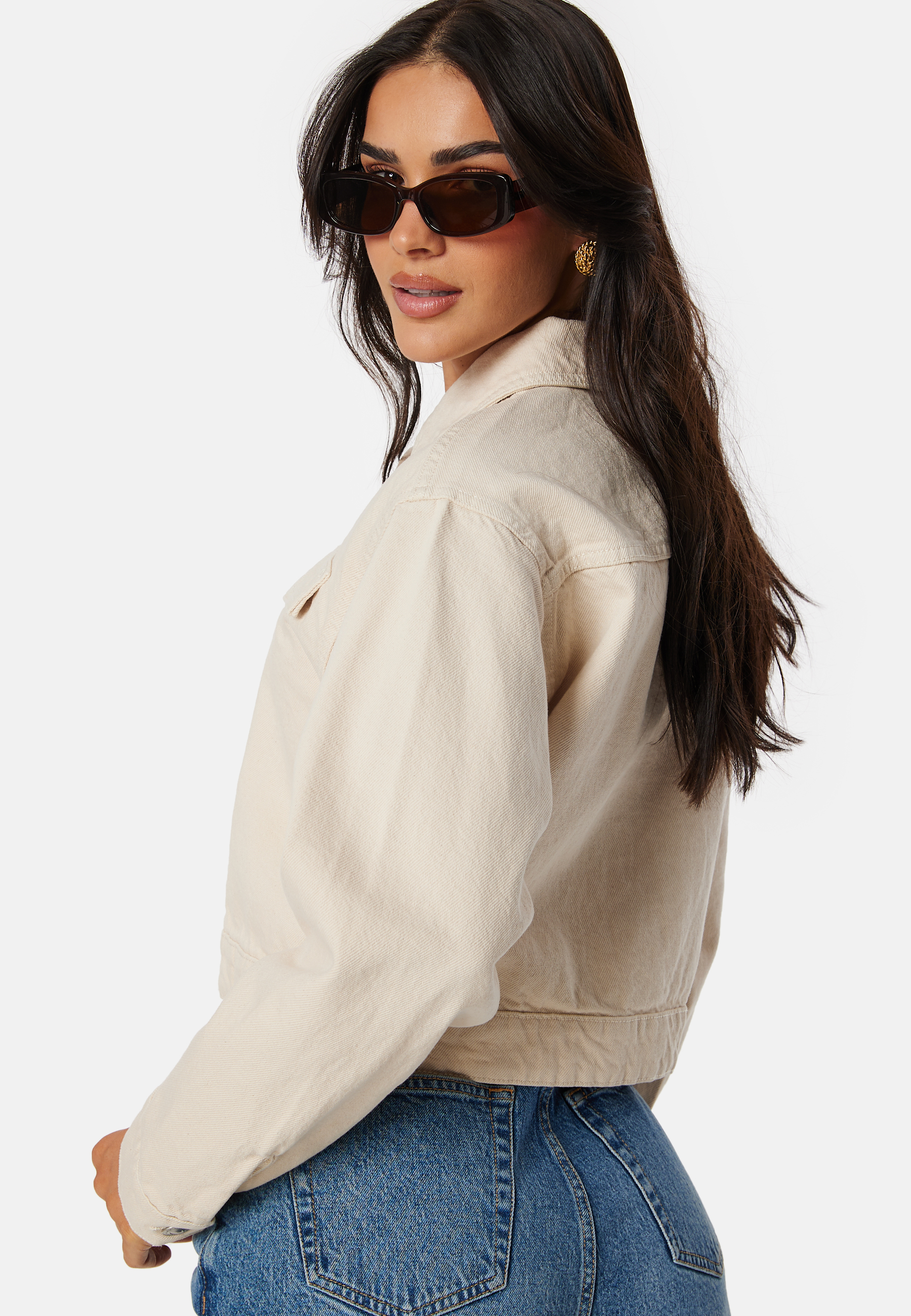 Pctessie LS denim jacket 2