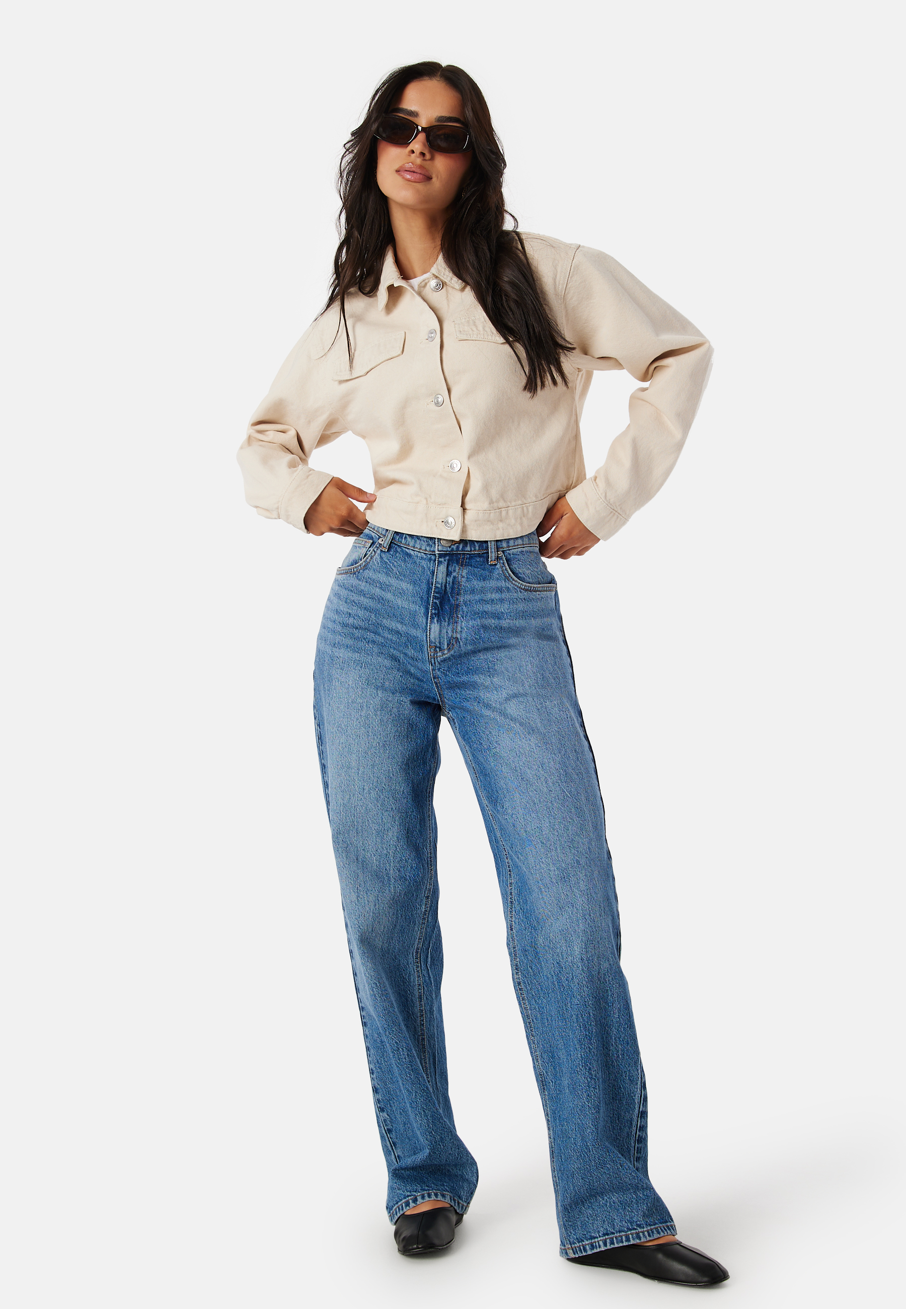 Pctessie LS denim jacket 3