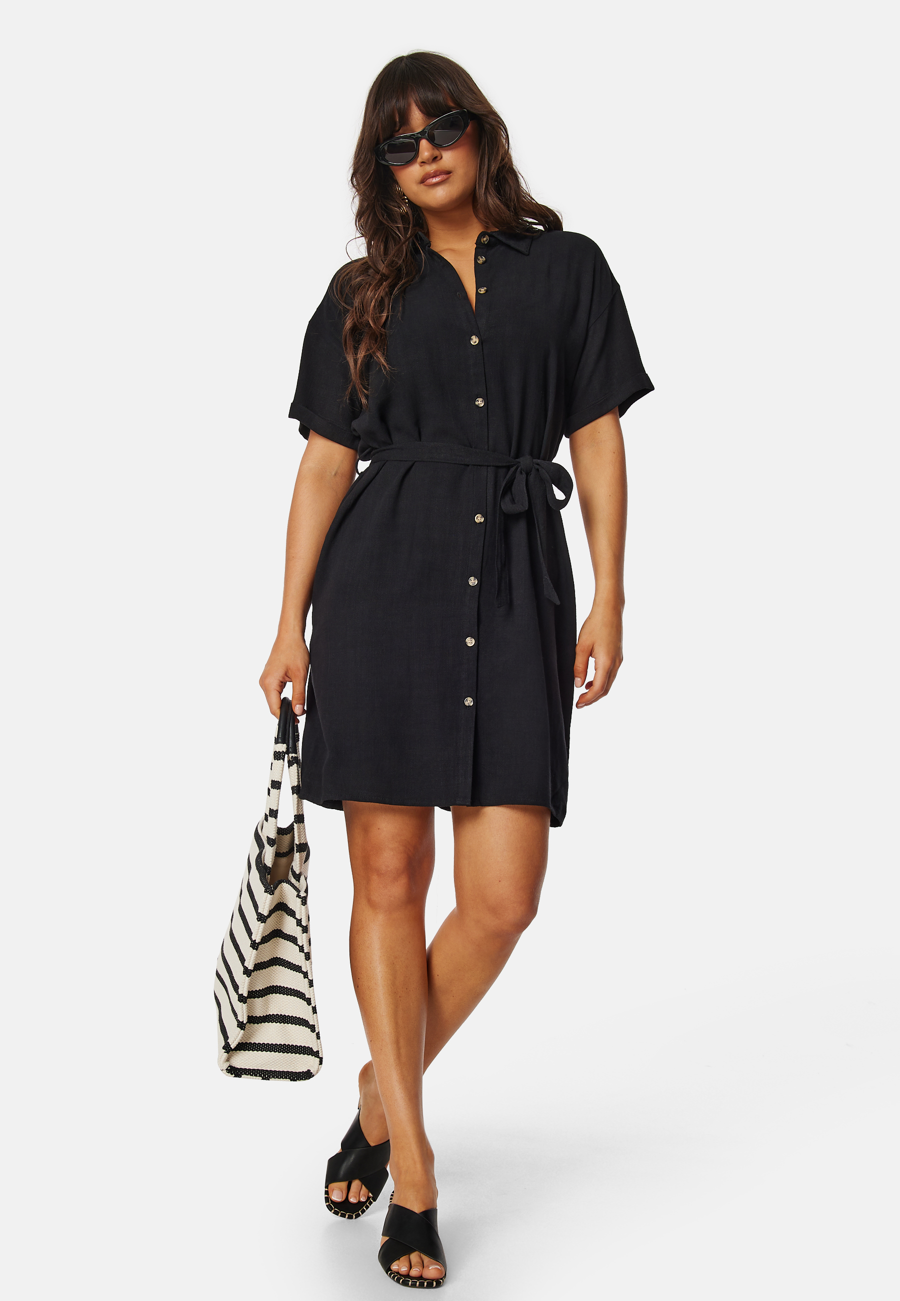 Pcvinsty Linen Shirt Dress 2
