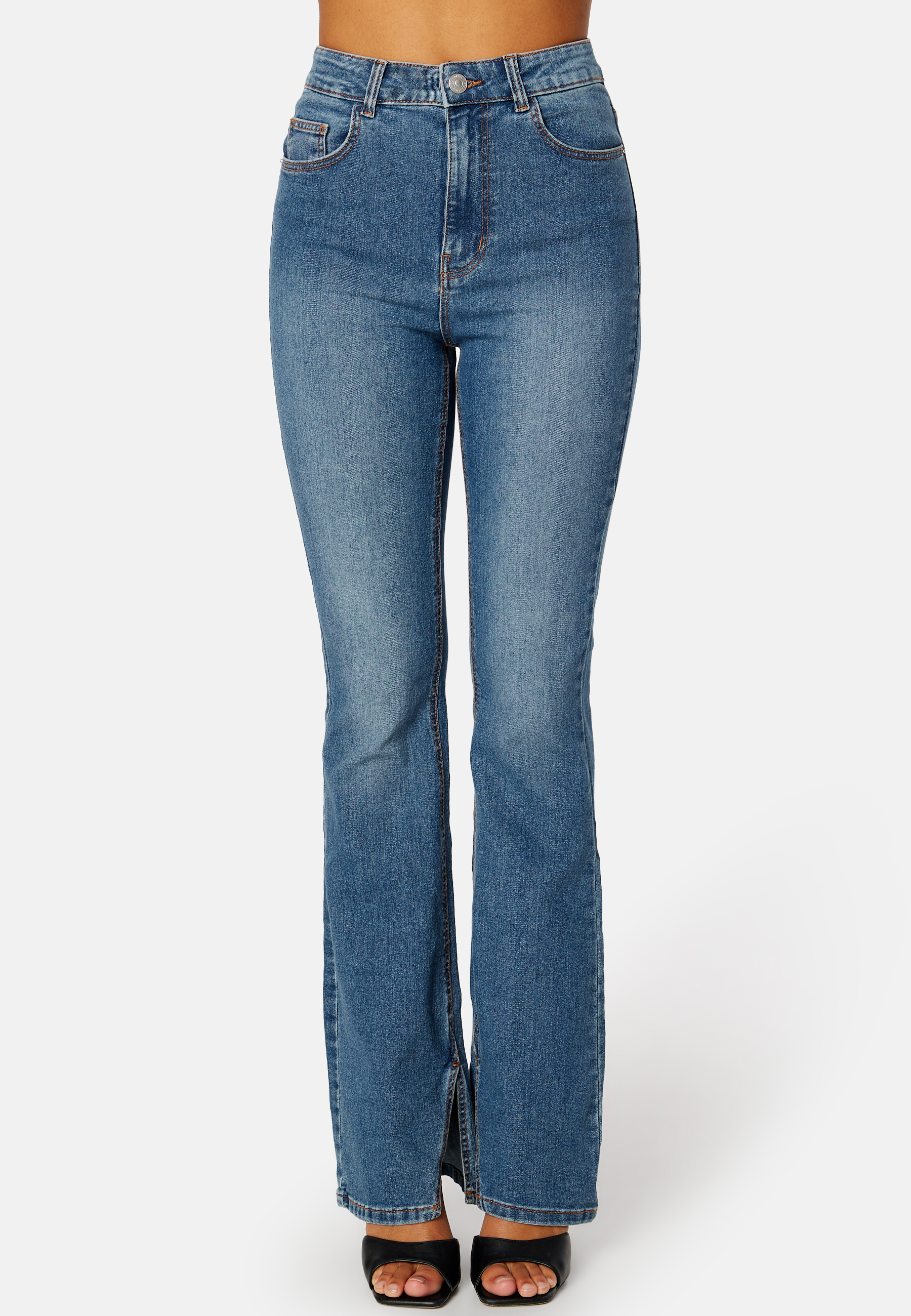 Peggy HW Flared Slit Jeans 2