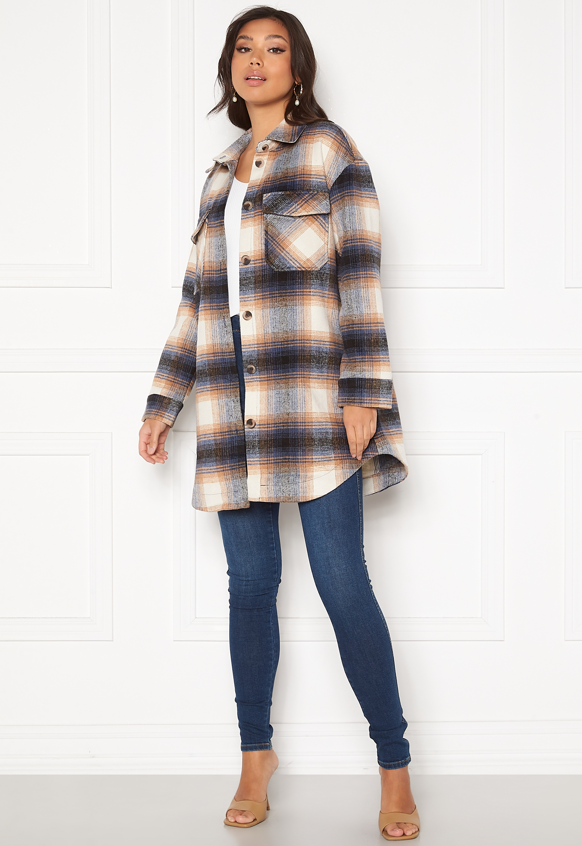 Phoebe LS Long Shacket 2
