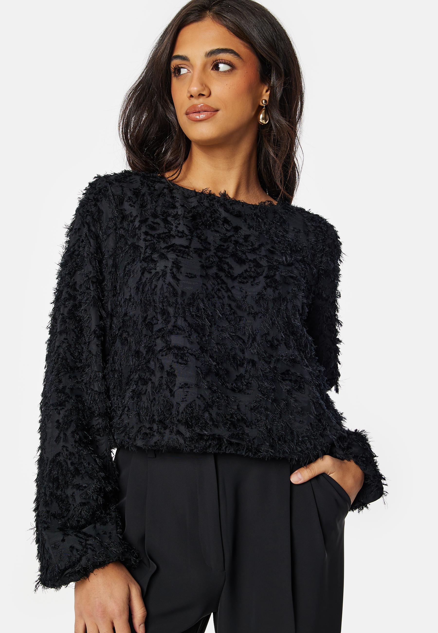 Siara Cropped Boat Neck T