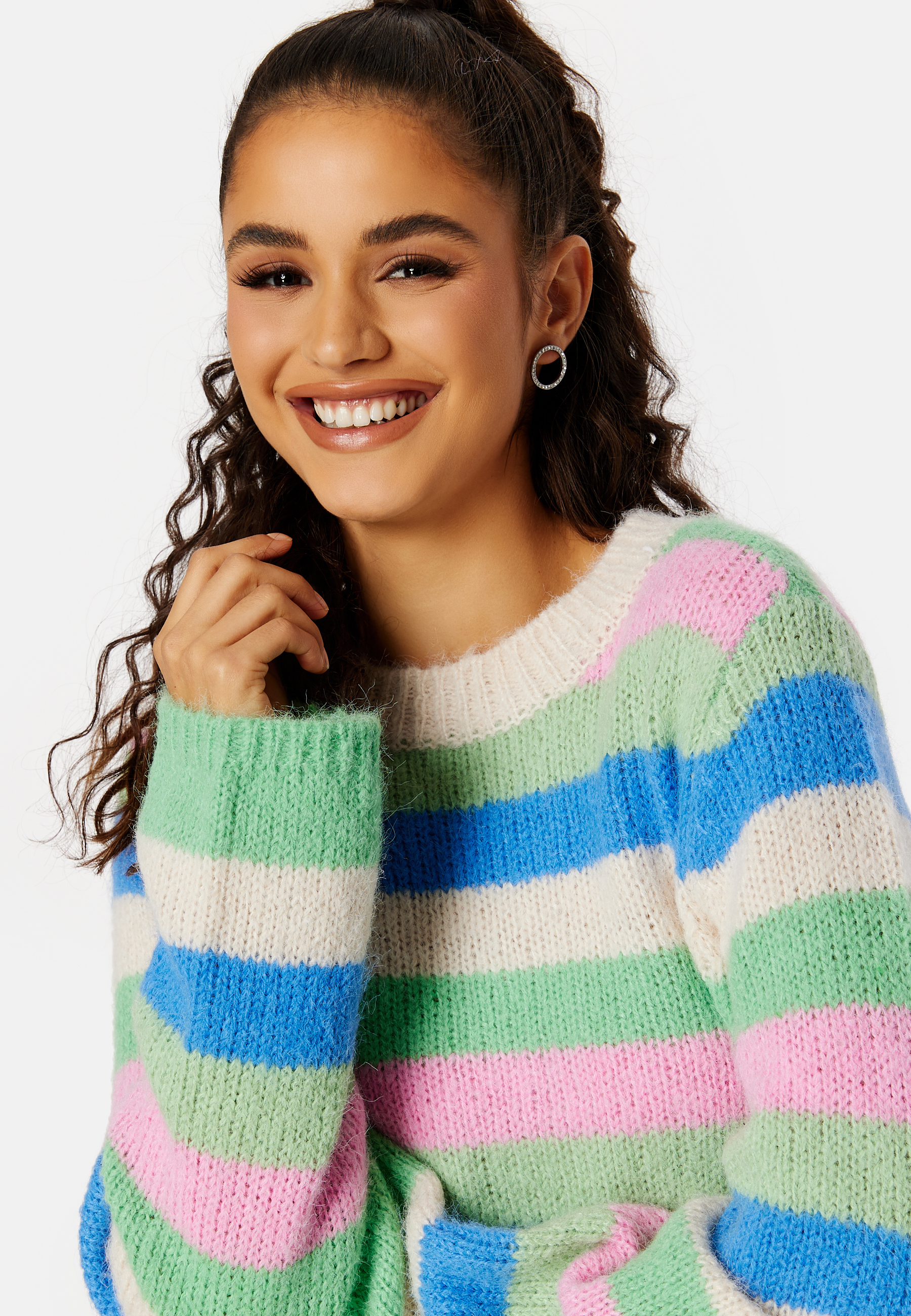 Tascha LS O Neck Knit 3