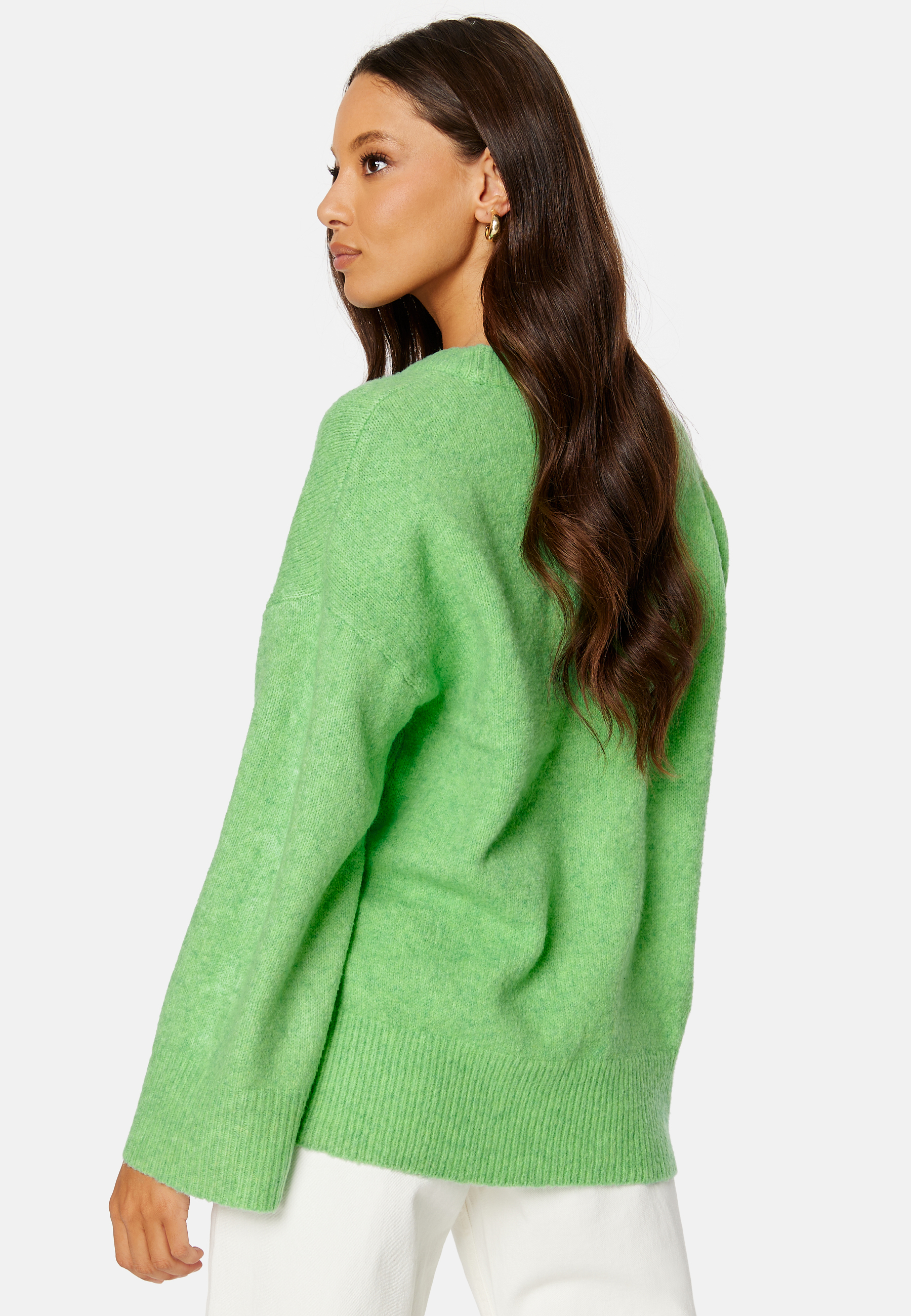 Tulle LS Oversize O-Neck Knit 2