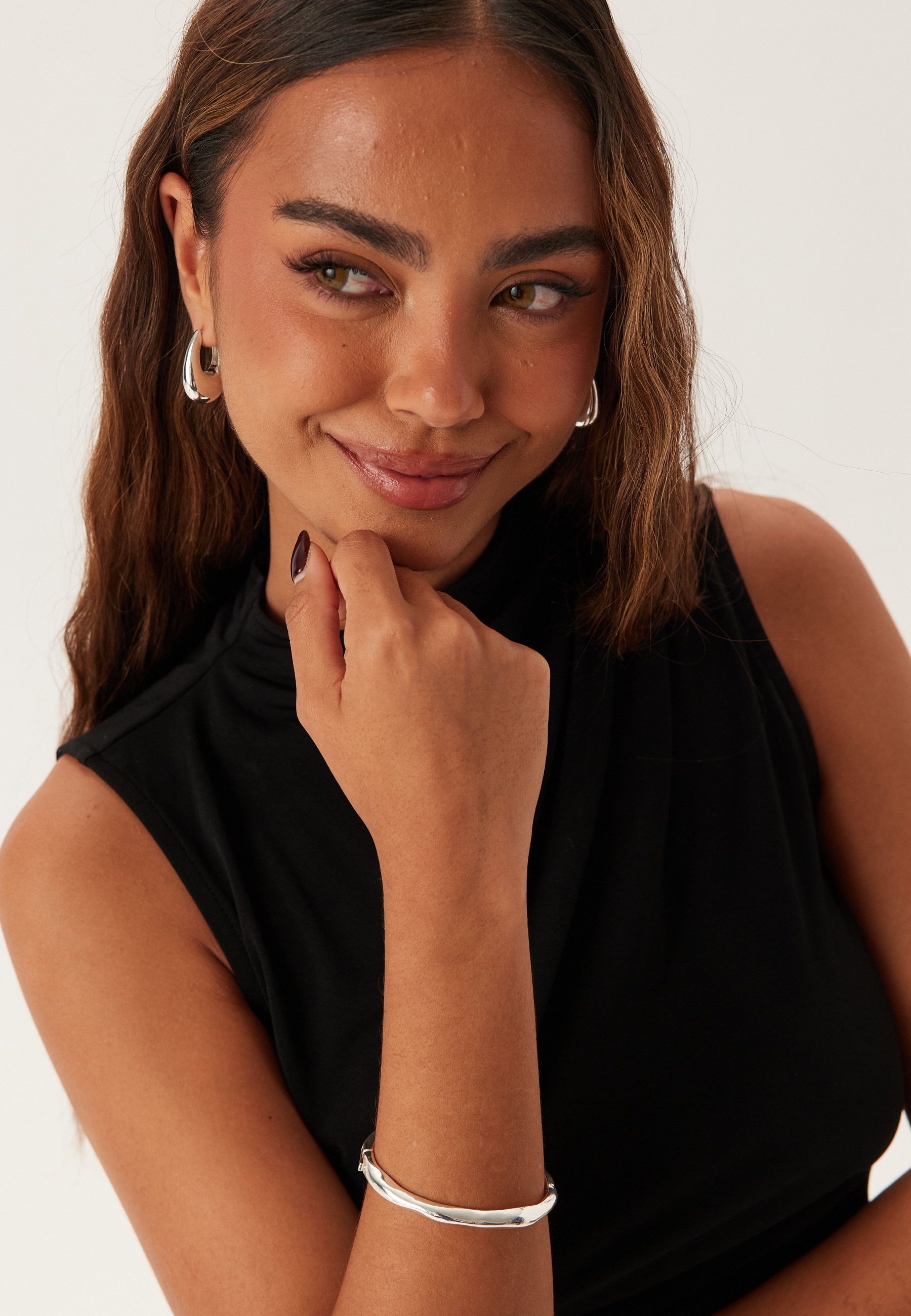 Autumn Chunky Retro Hoop Earri 3