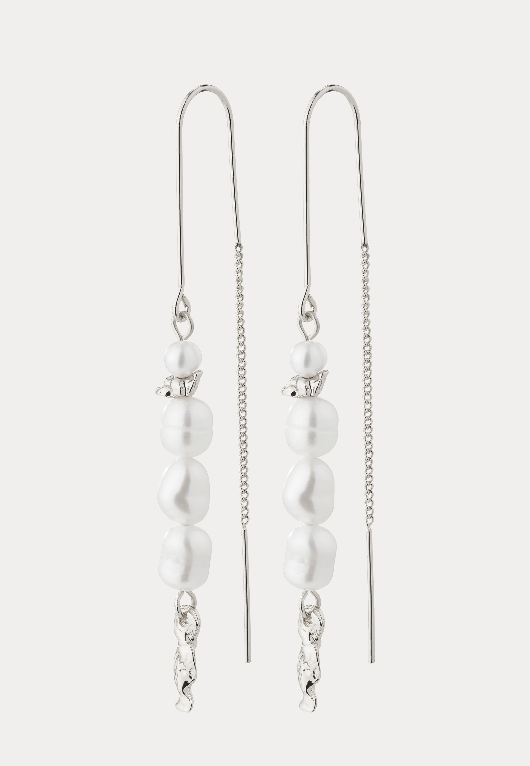 Berthe Pearl Chain Earrings Si 2