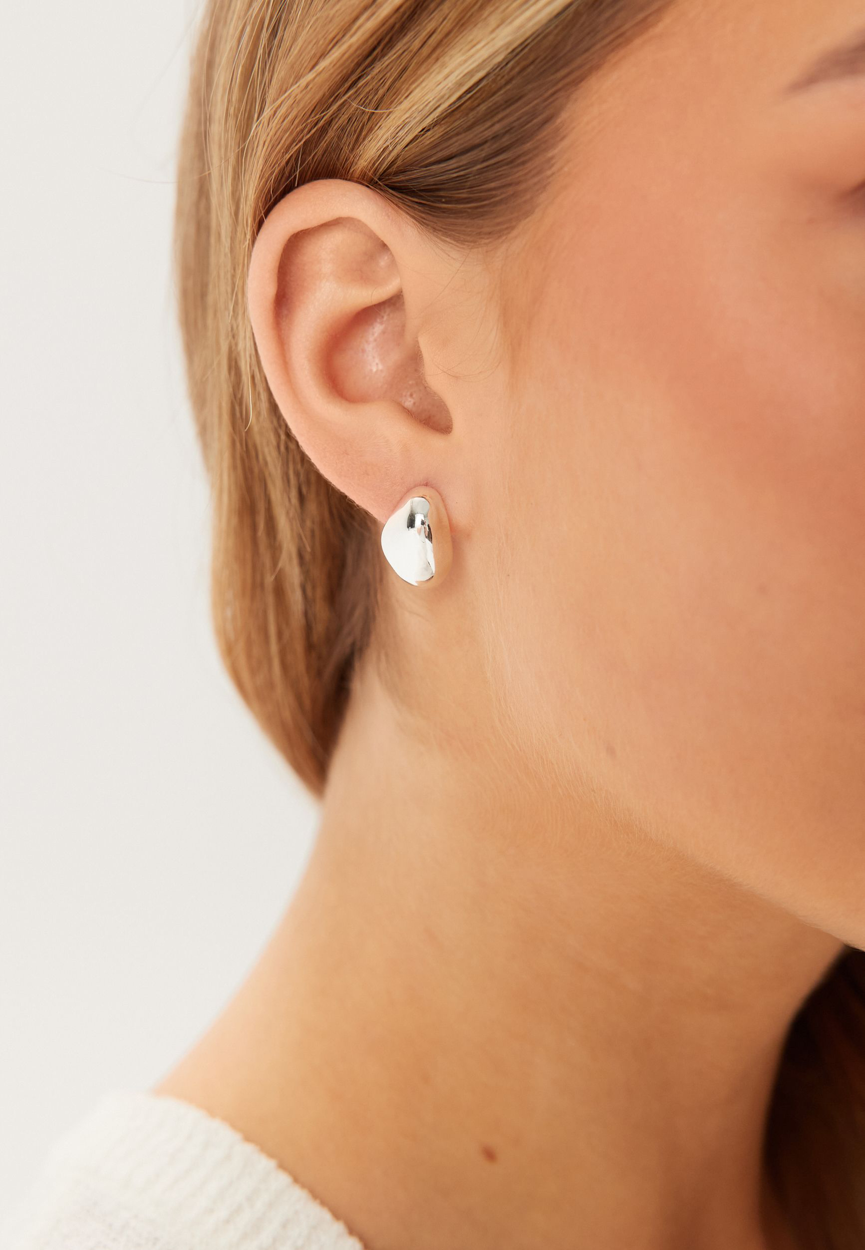Dune Earrings Silver-plated