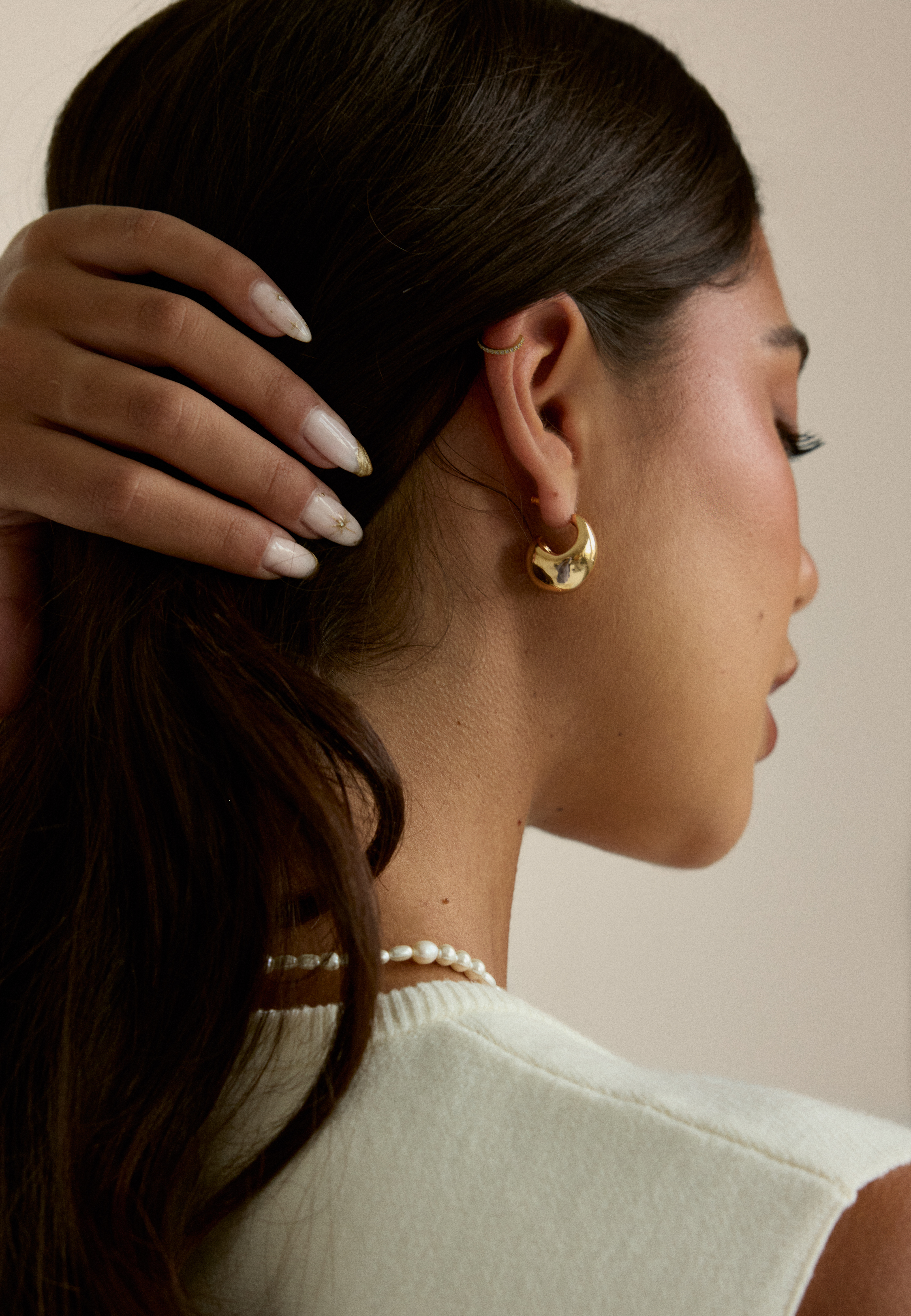 Intent Earrings Gold-plated