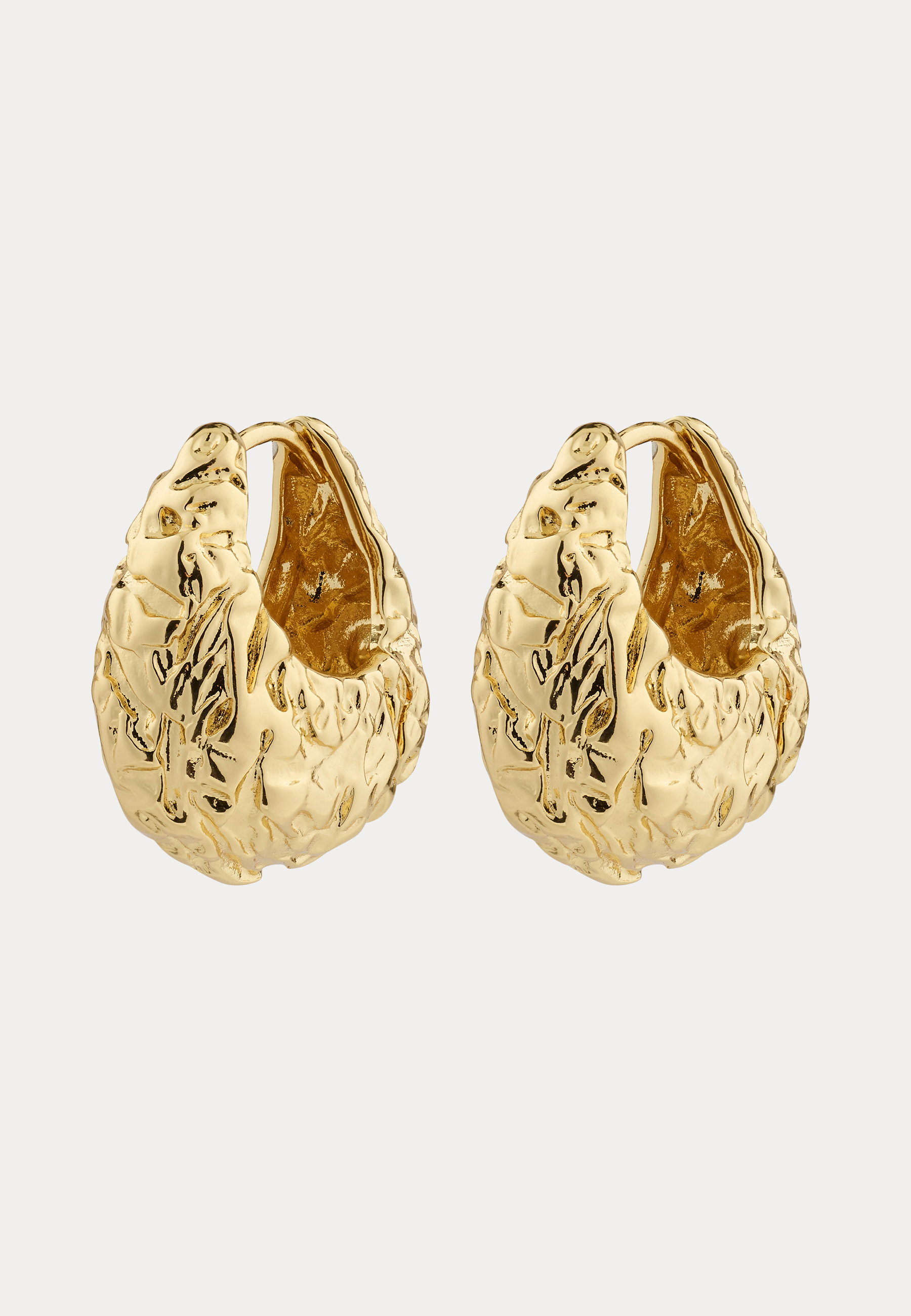 Lincoln Recycled Earrings Gold 2