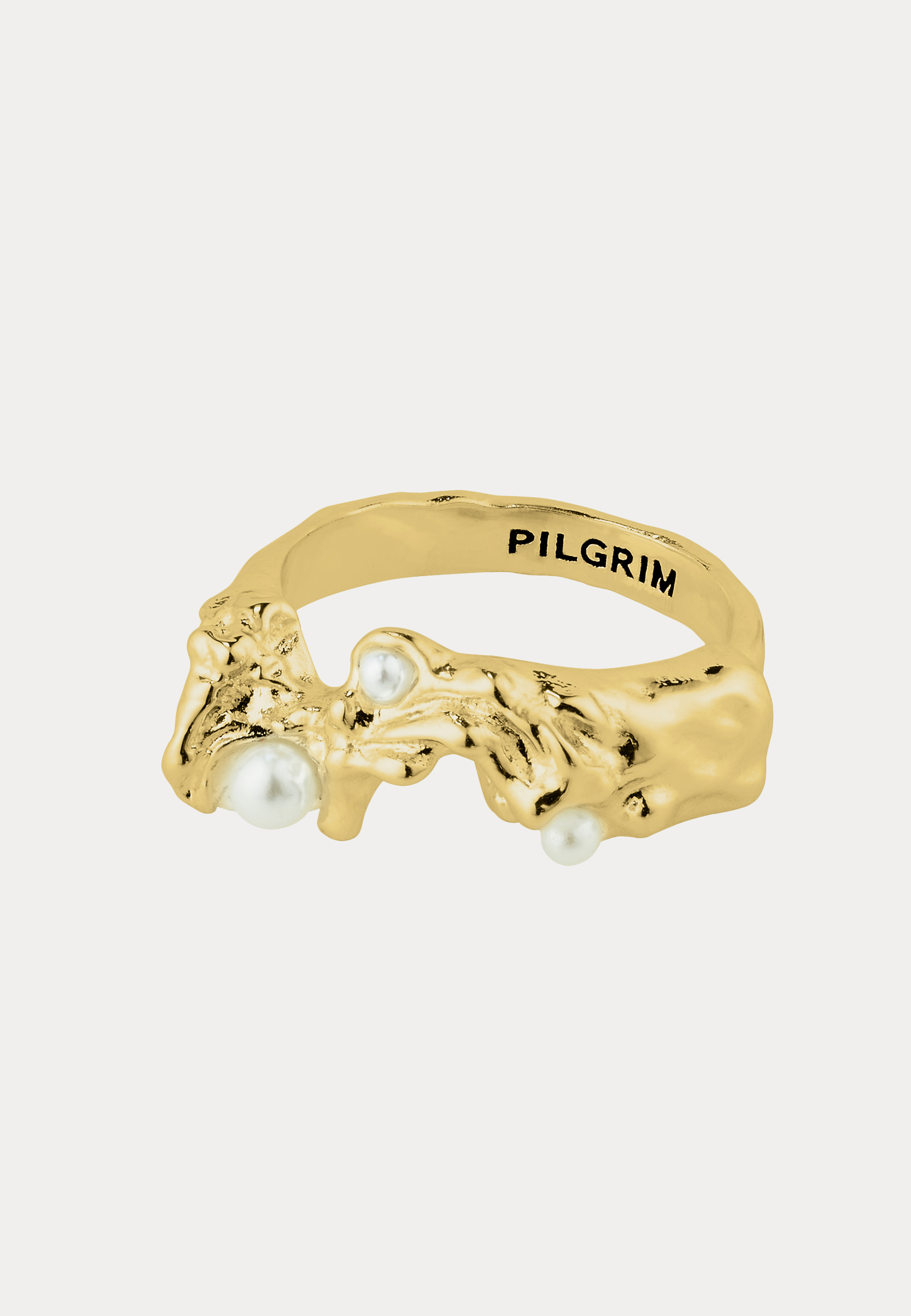 Raelynn Recycled Ring Gold-pla 2