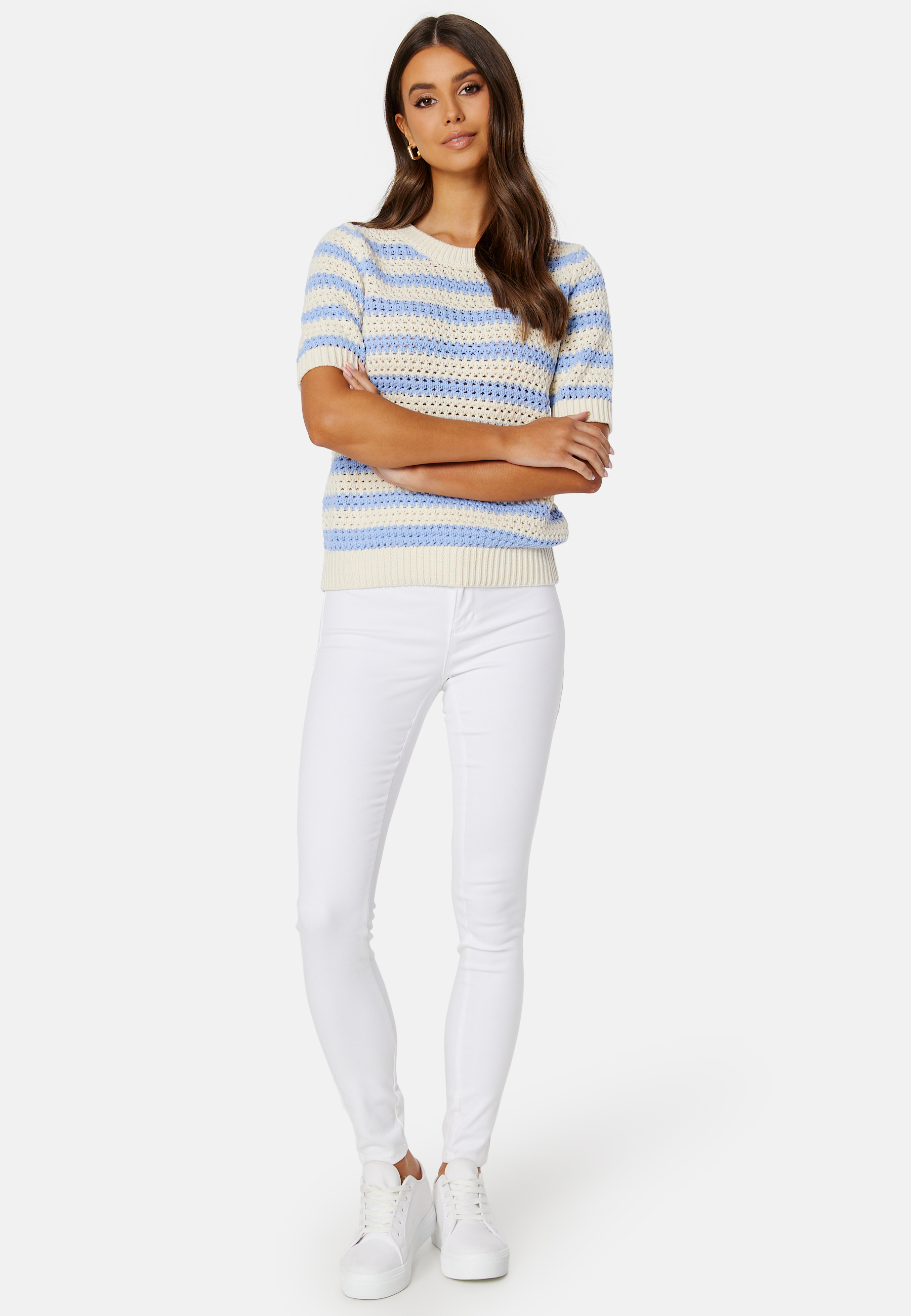 Alby SS Knit O-Neck