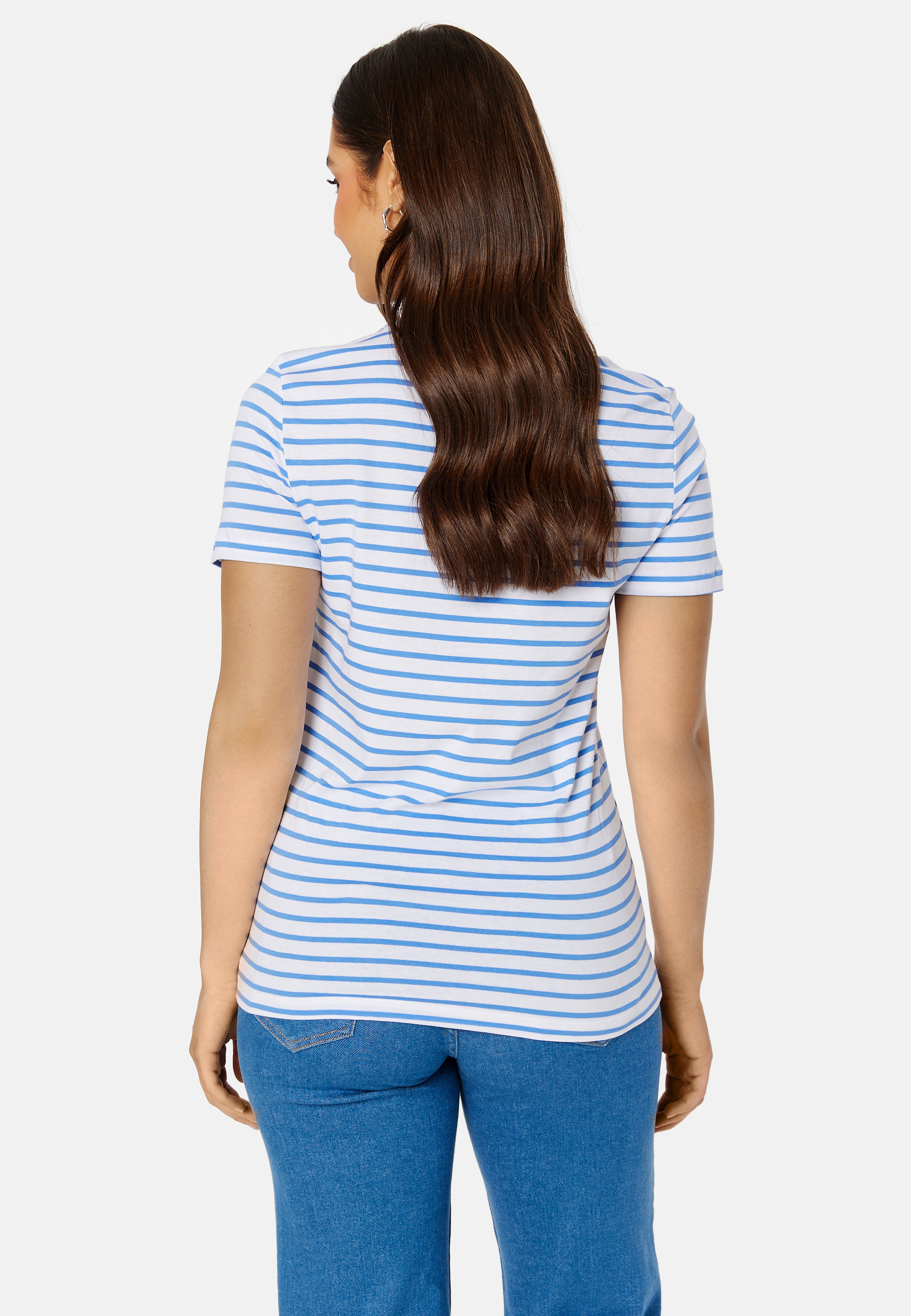 Essential SS Stripe O-Neck Tee 3