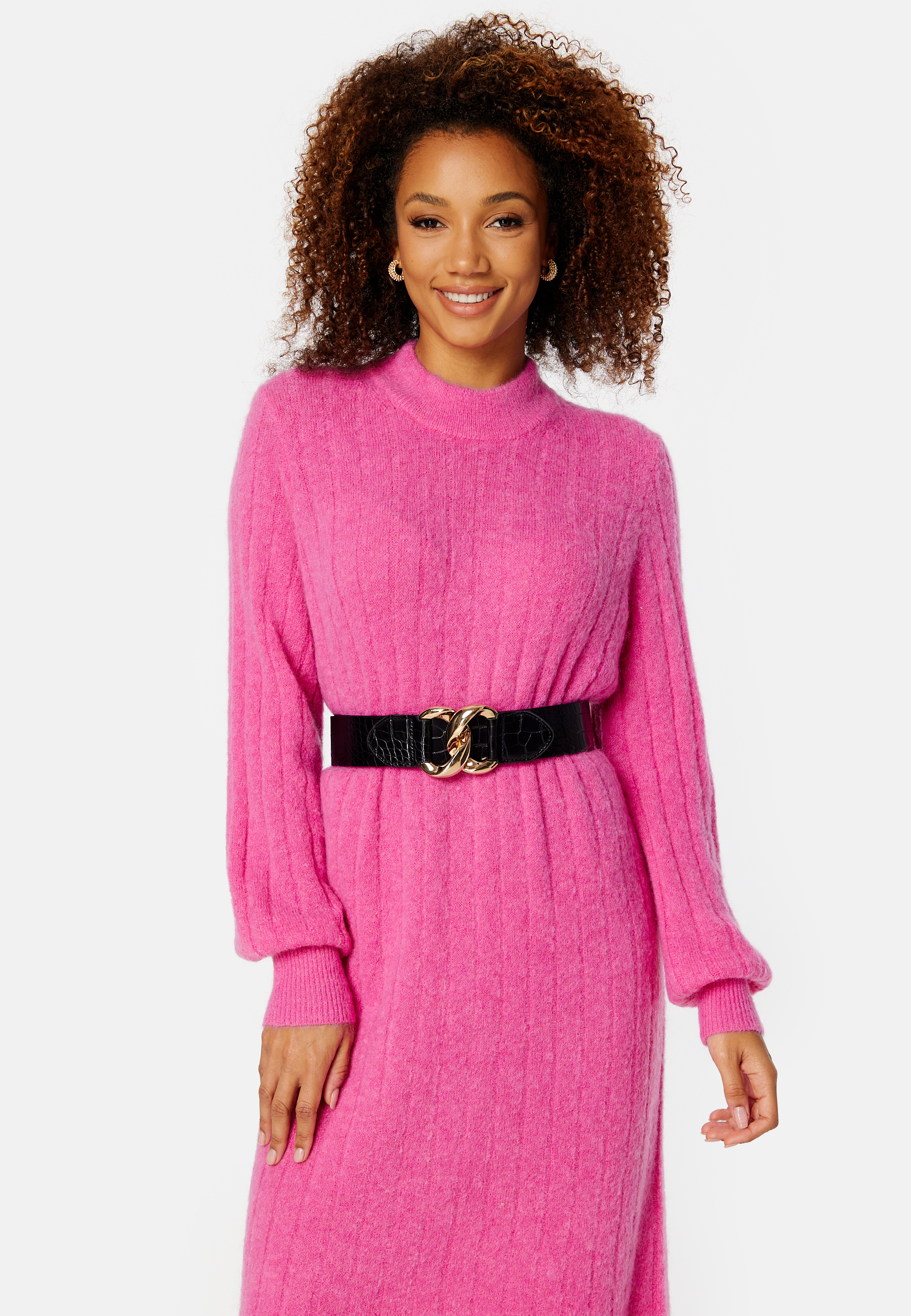 Glowie LS Knit O-Neck Dress 2