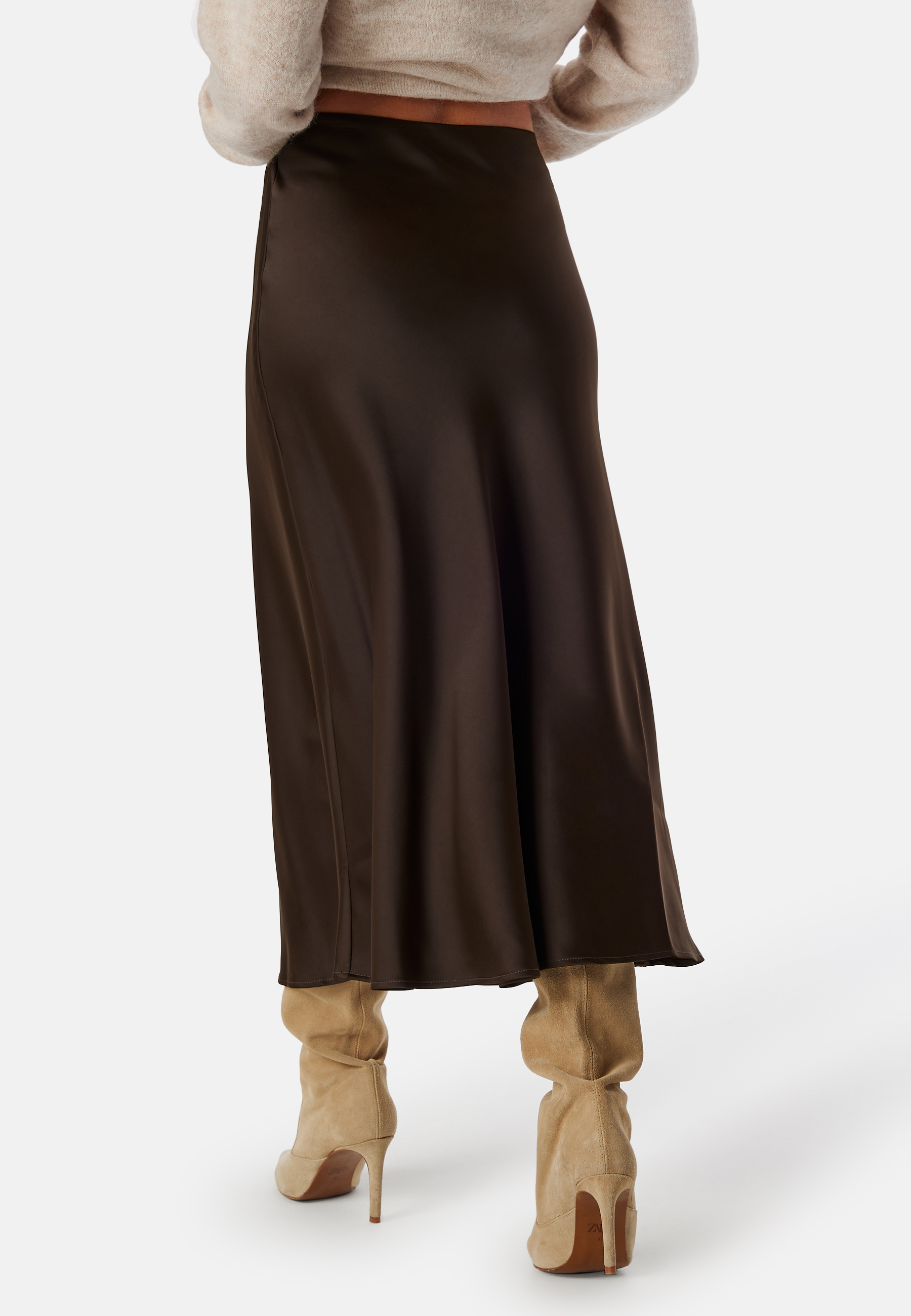 Lena High Waist Midi Skirt 2