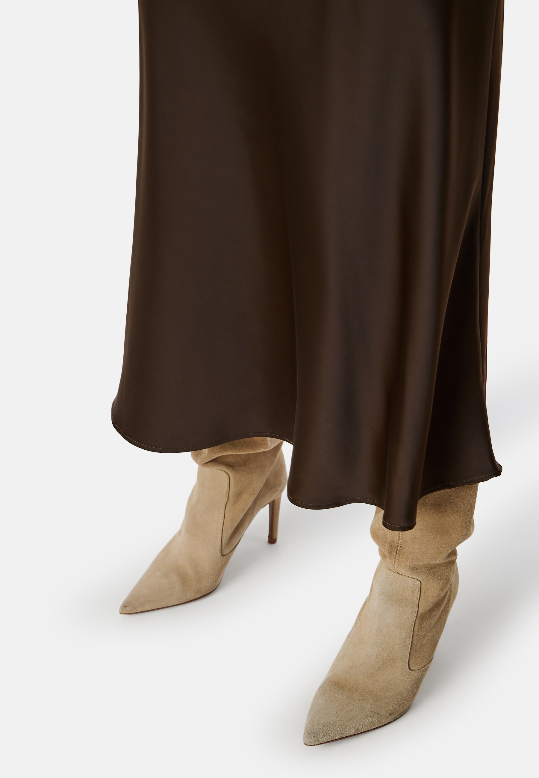 Lena High Waist Midi Skirt 3