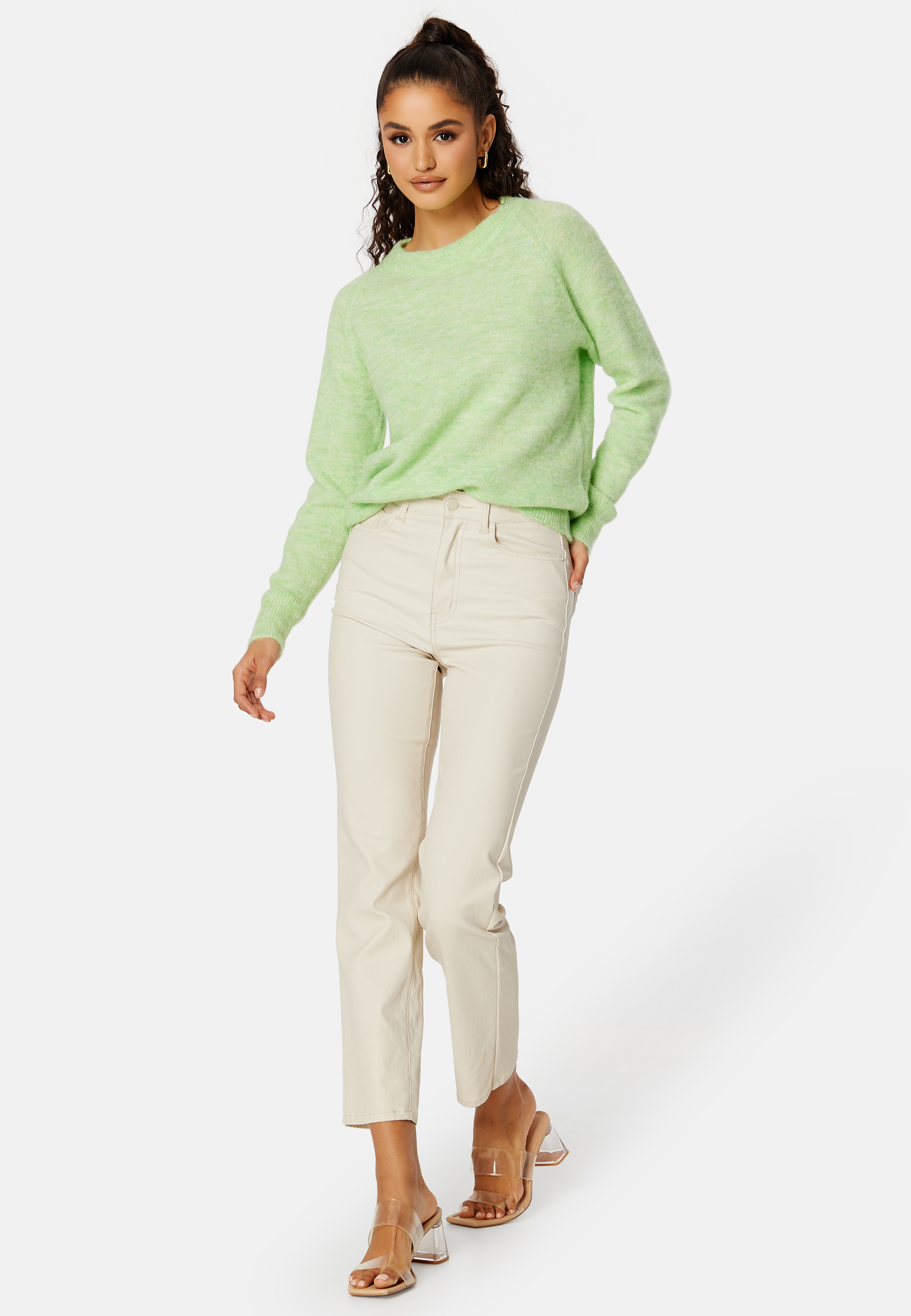 Slflulu LS Knit O-Neck