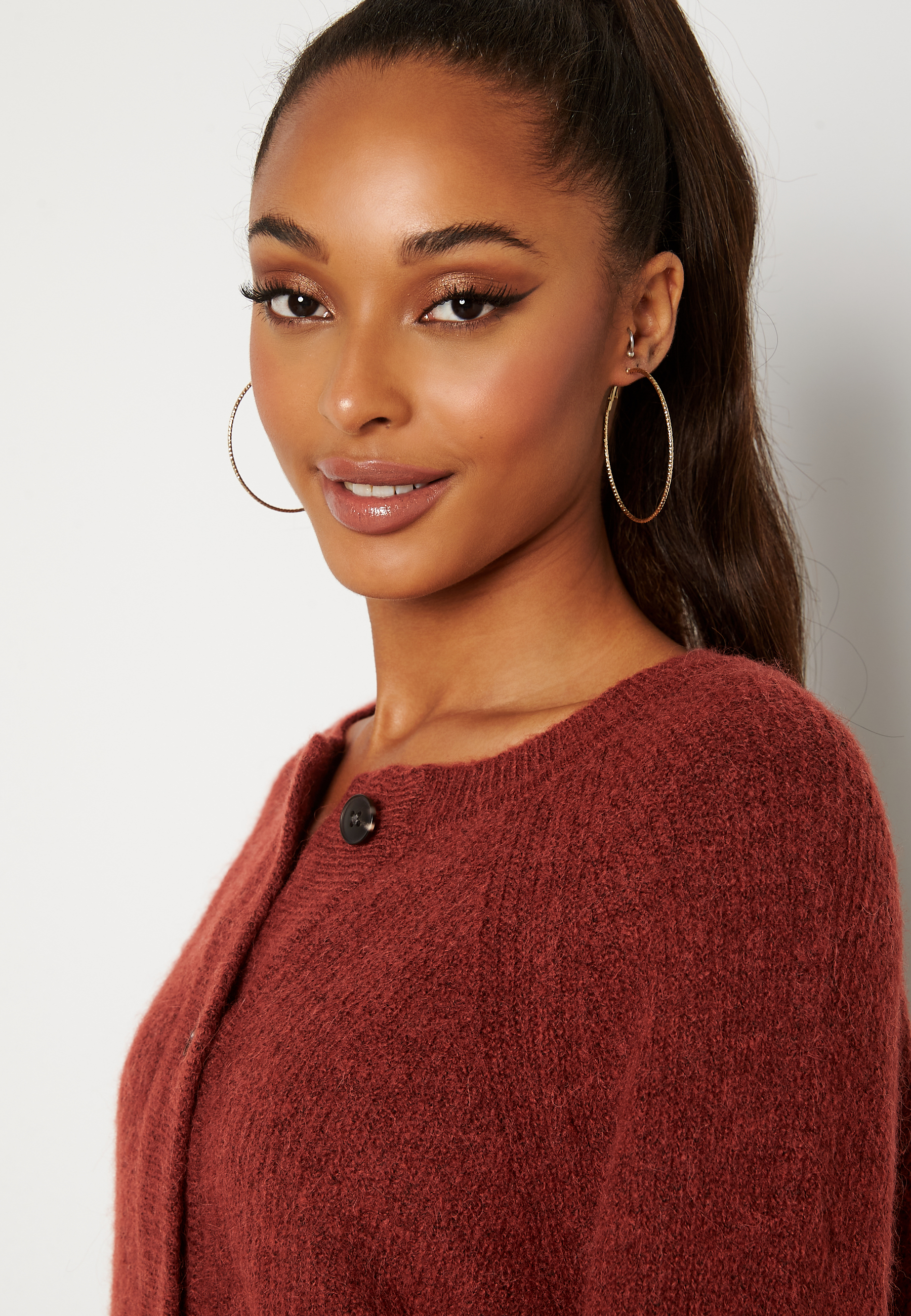 Slflulu LS knit short cardigan 3