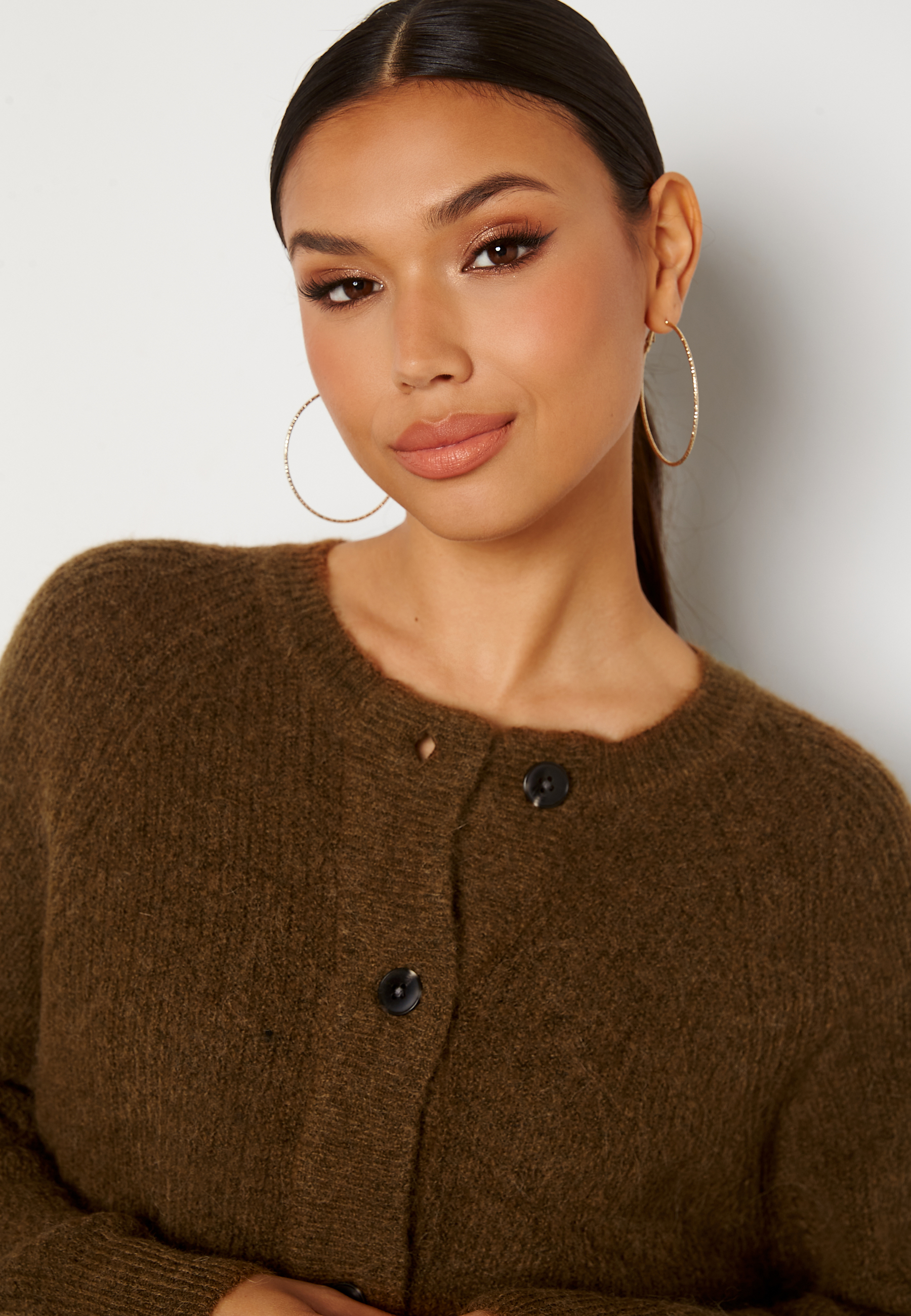 Slflulu LS knit short cardigan 3