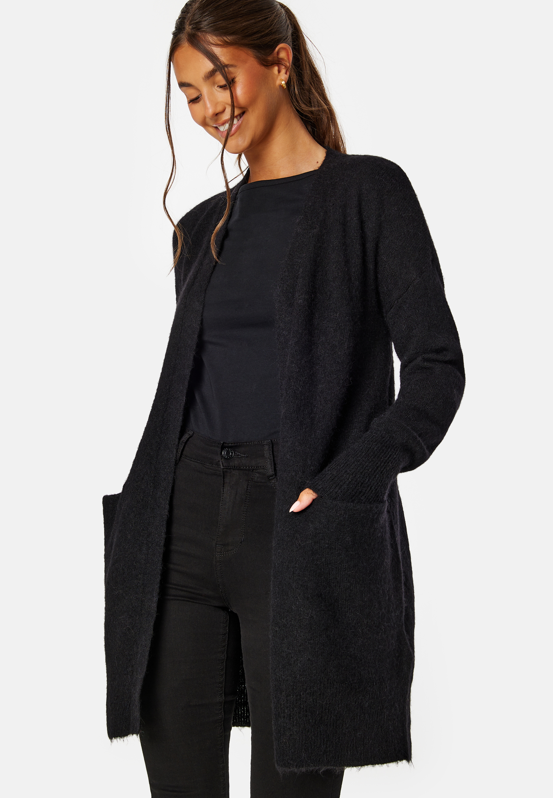 Lulu New LS Knit Cardigan