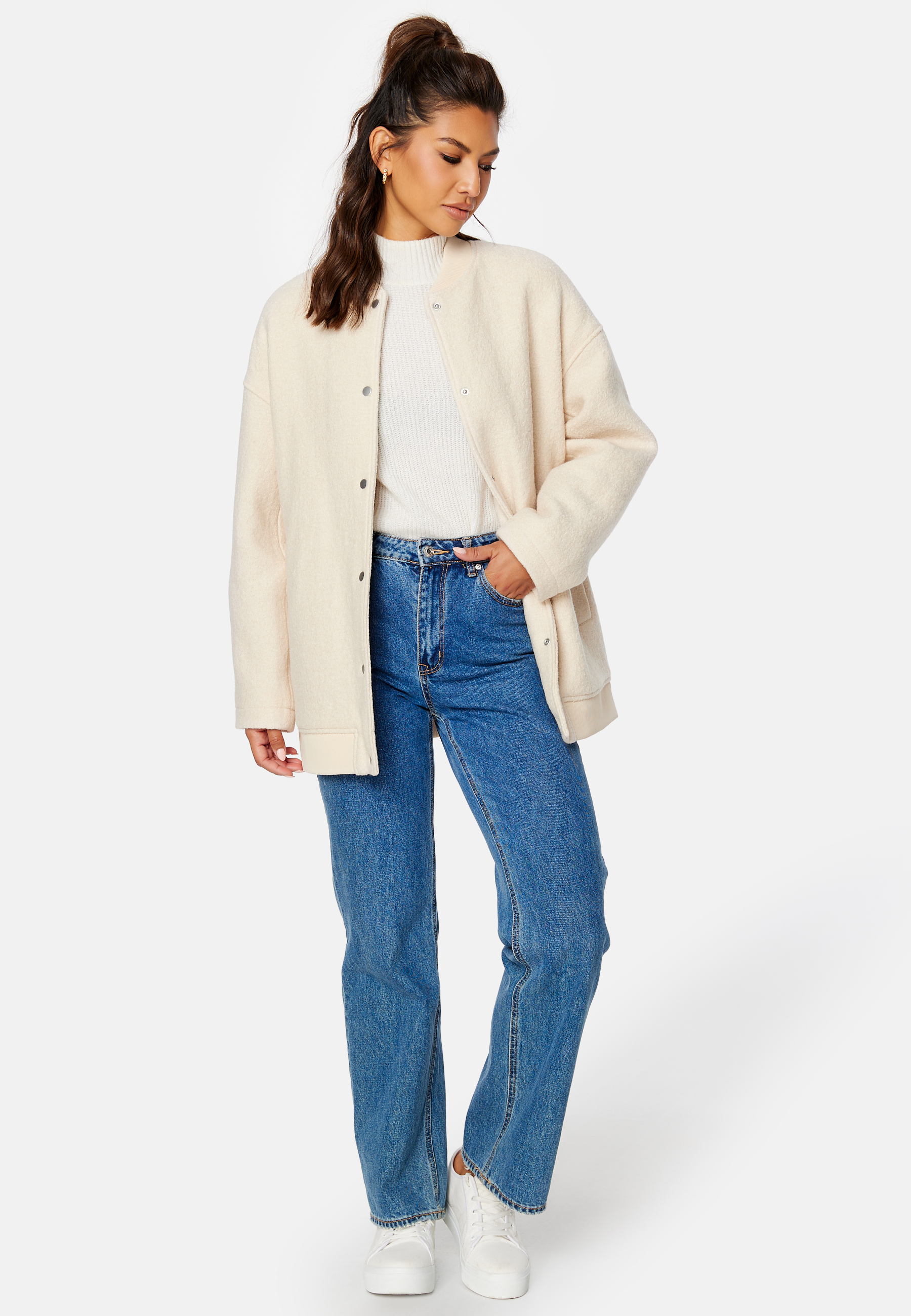 Maxine Wool Bomber Jacket 2