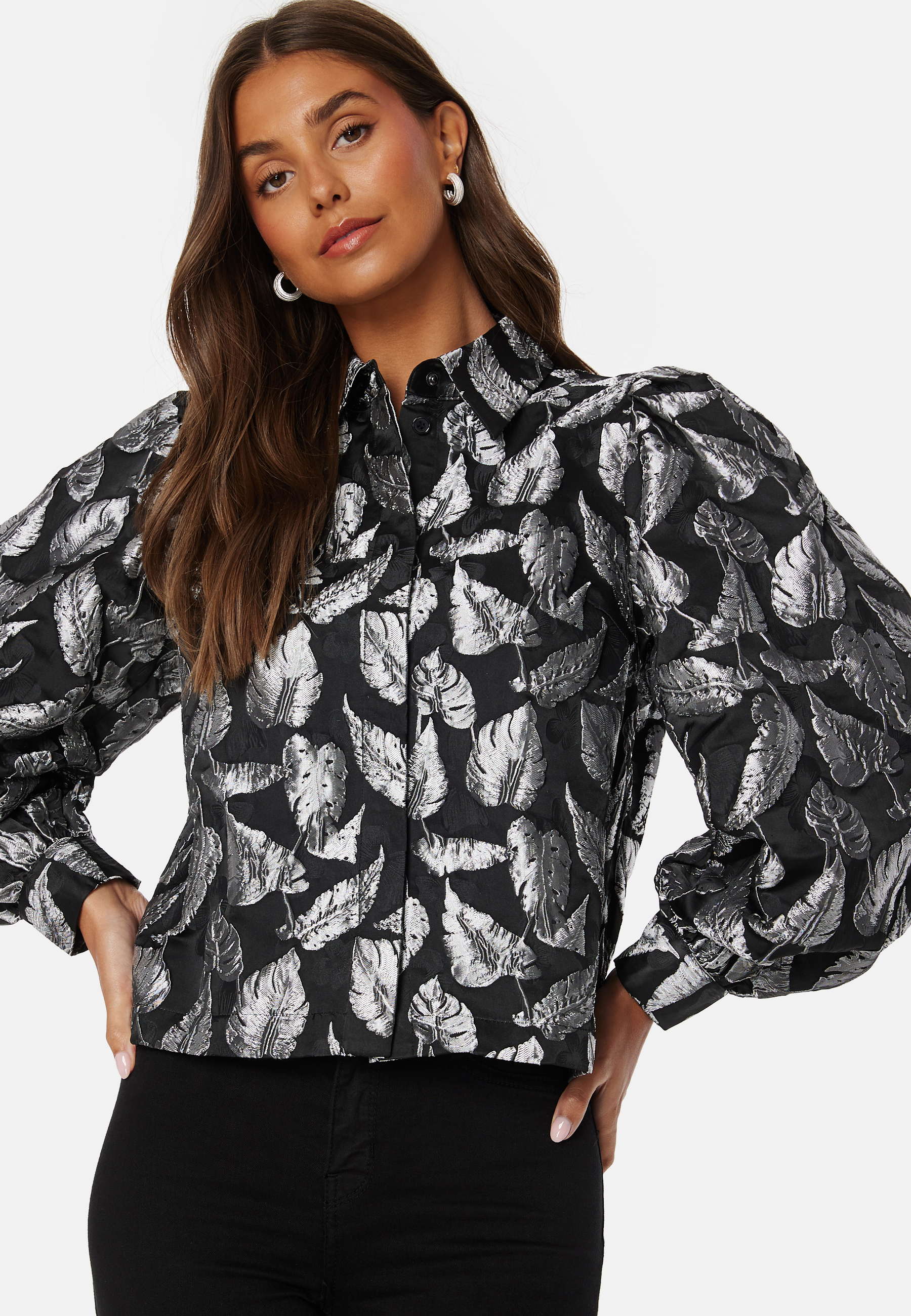 Paula-Elani Silver Leaf Jacket