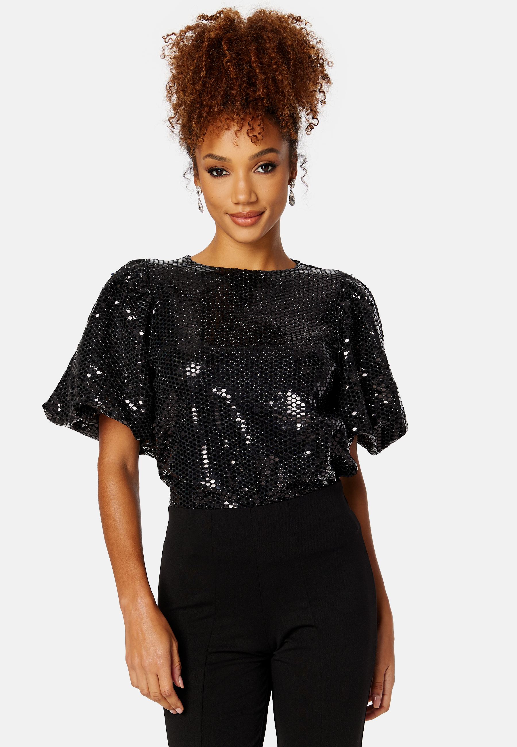 Sandy 2/4 O-Neck Top