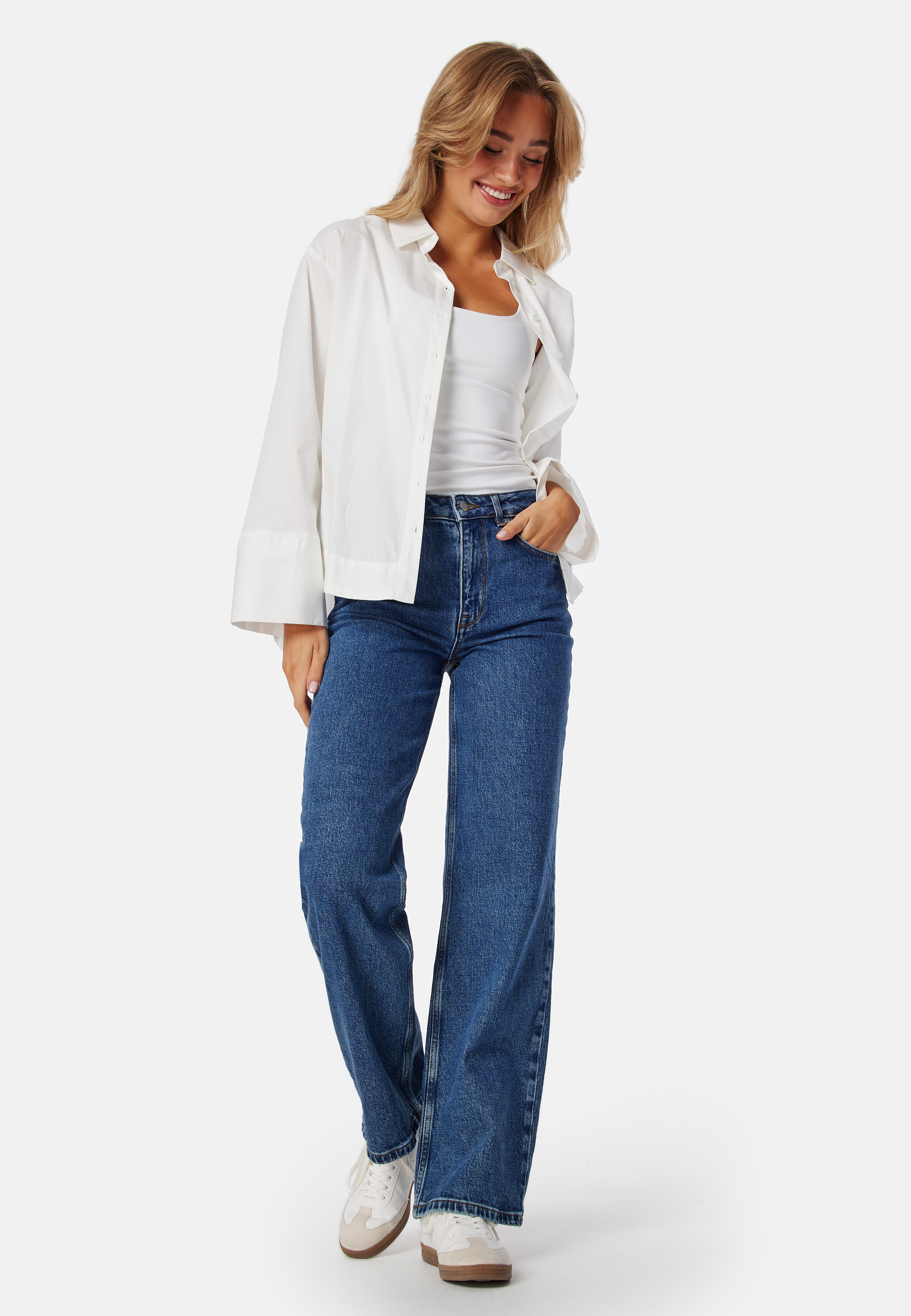 Slfalice Hw Wide Long Wing Blu Jean 2