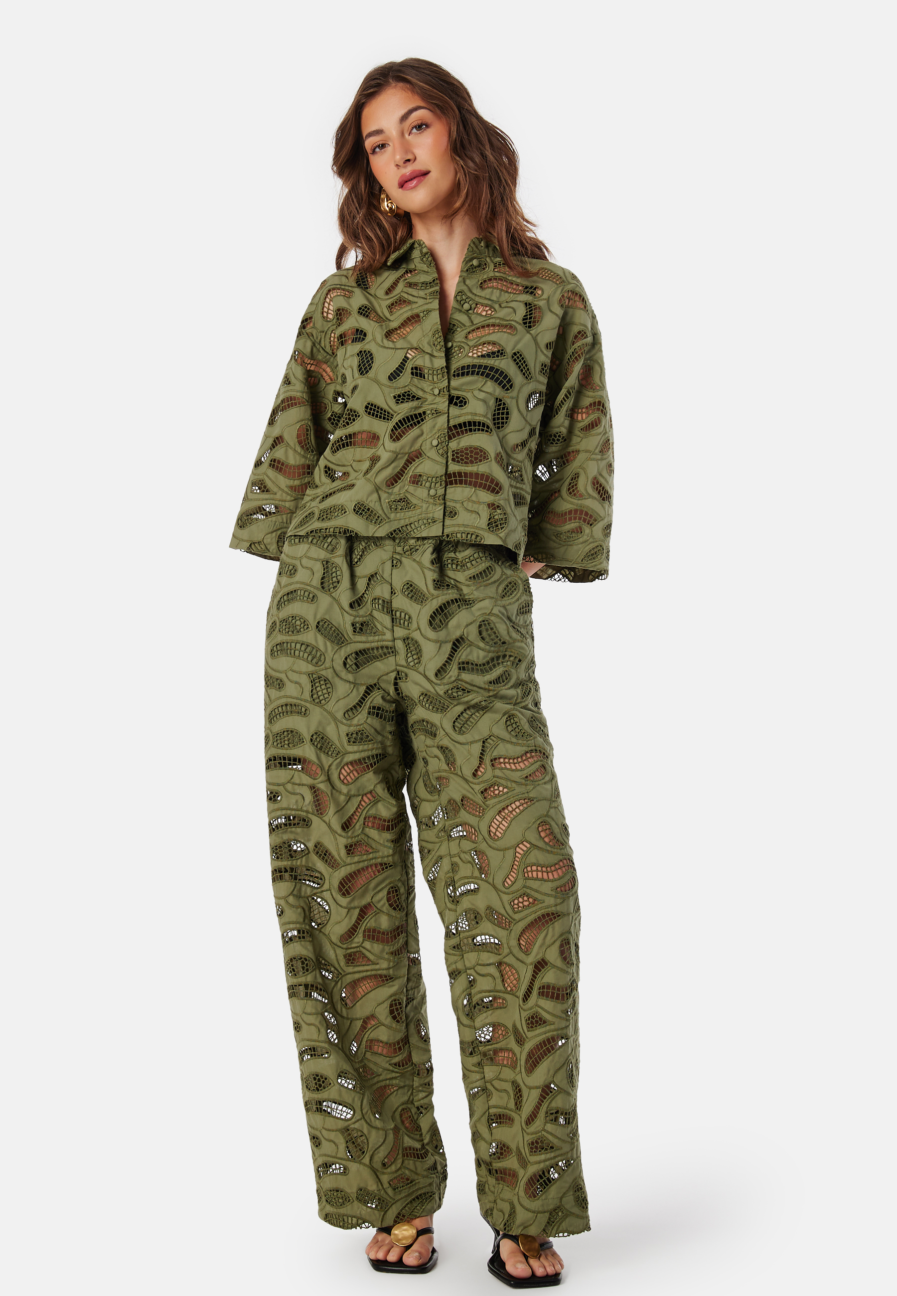 Slfallia Broderi Shirt 2