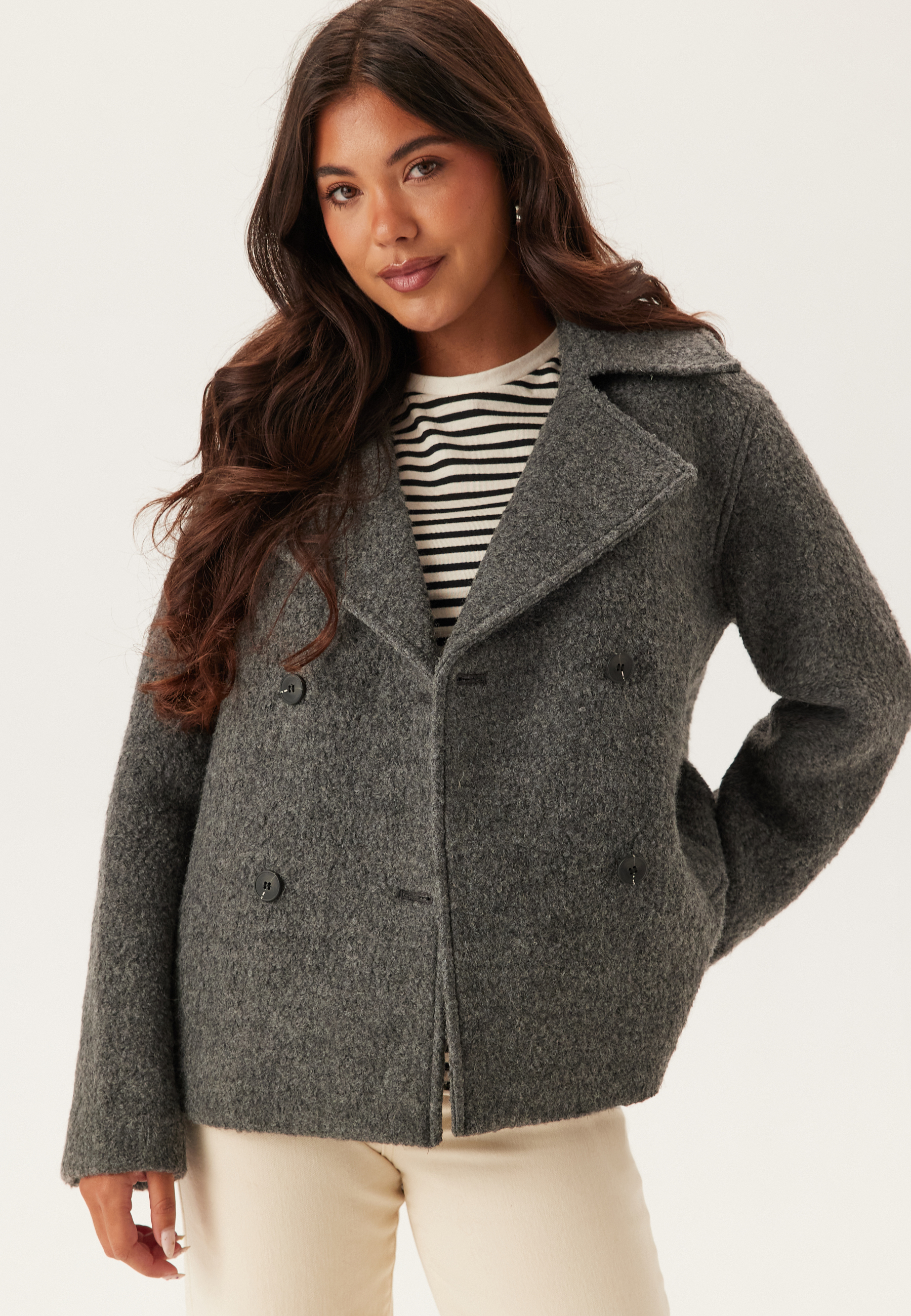 Slfalma Boucle Wool Blend Jack 2