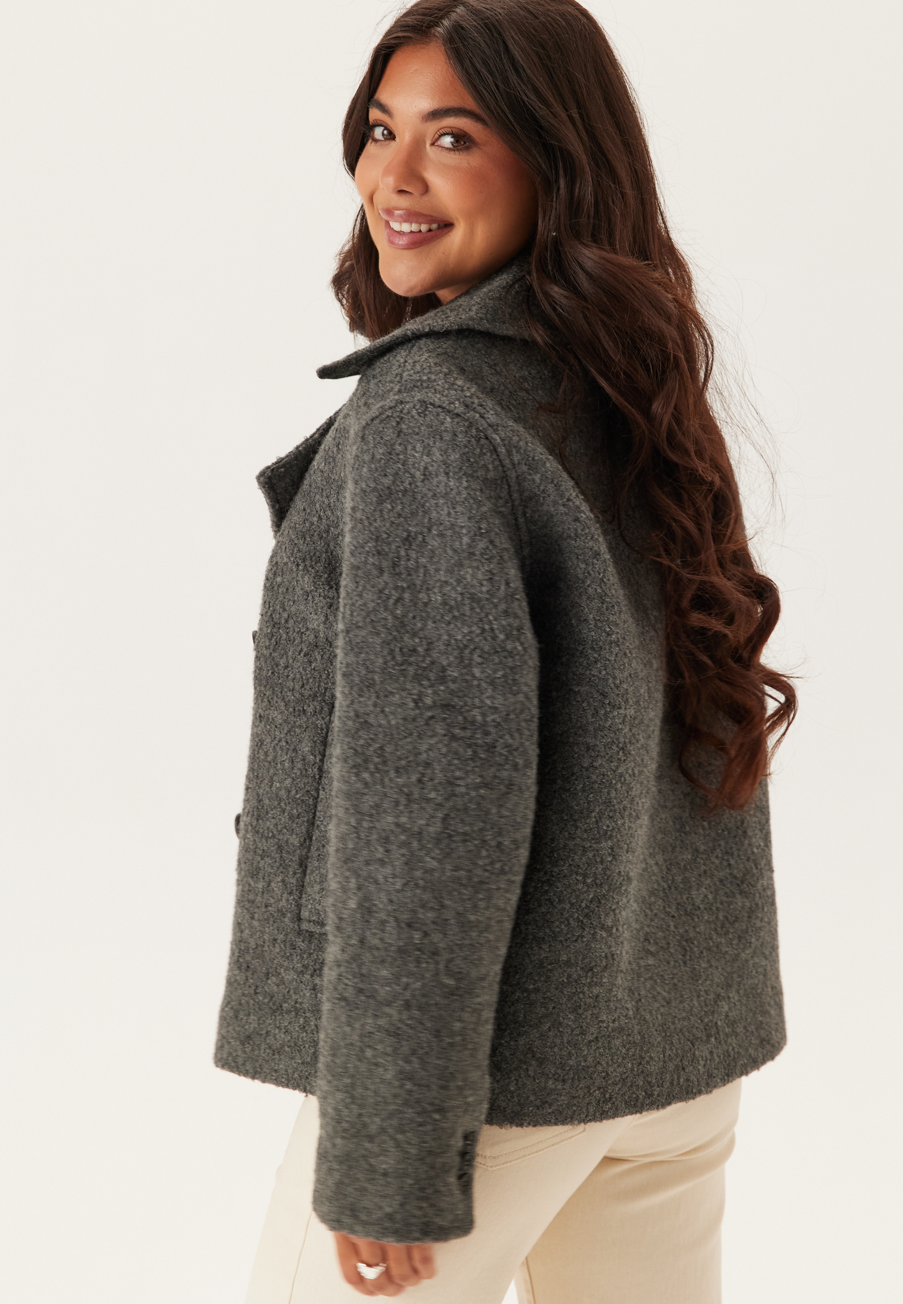 Slfalma Boucle Wool Blend Jack 3