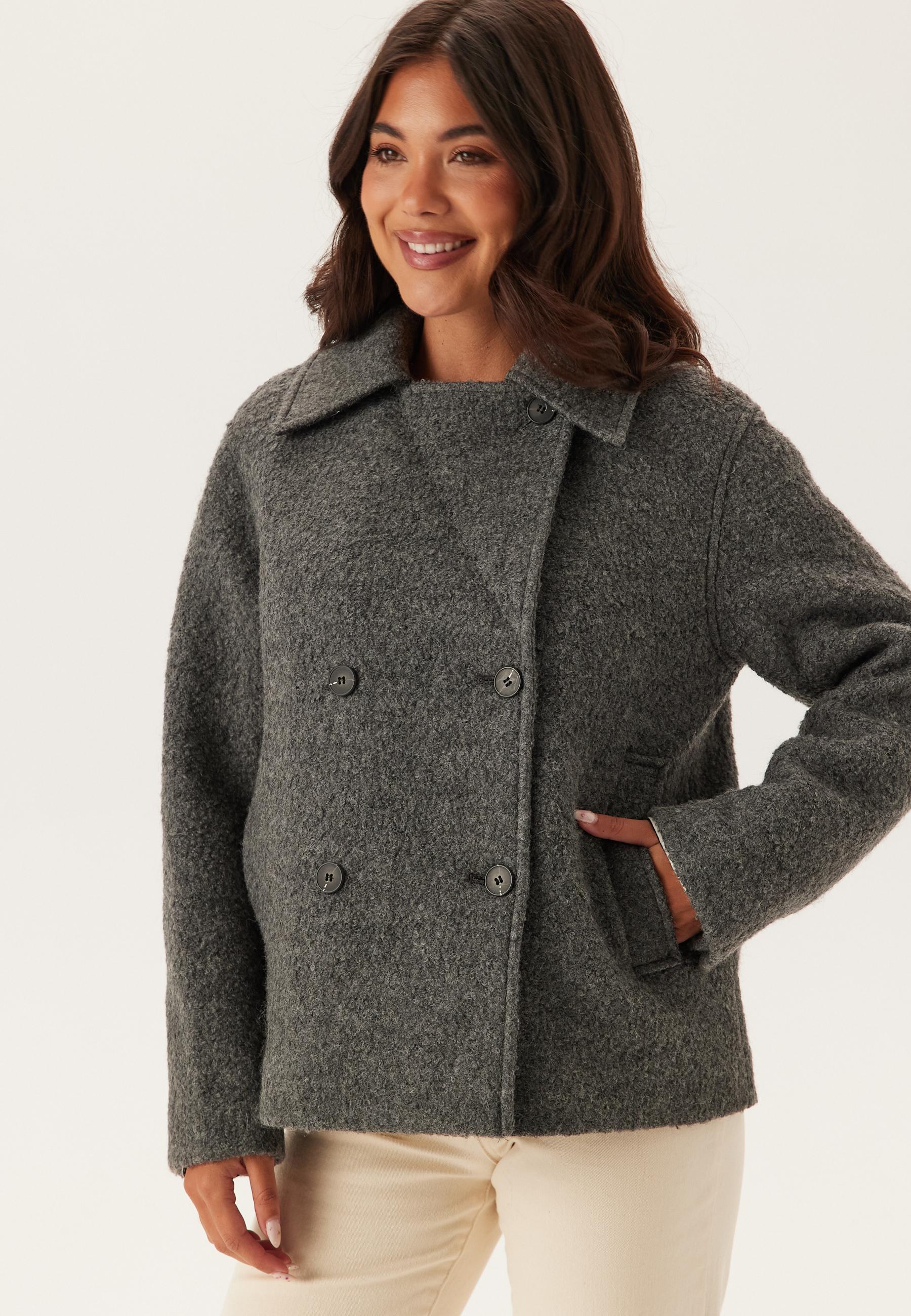 Slfalma Boucle Wool Blend Jack 4