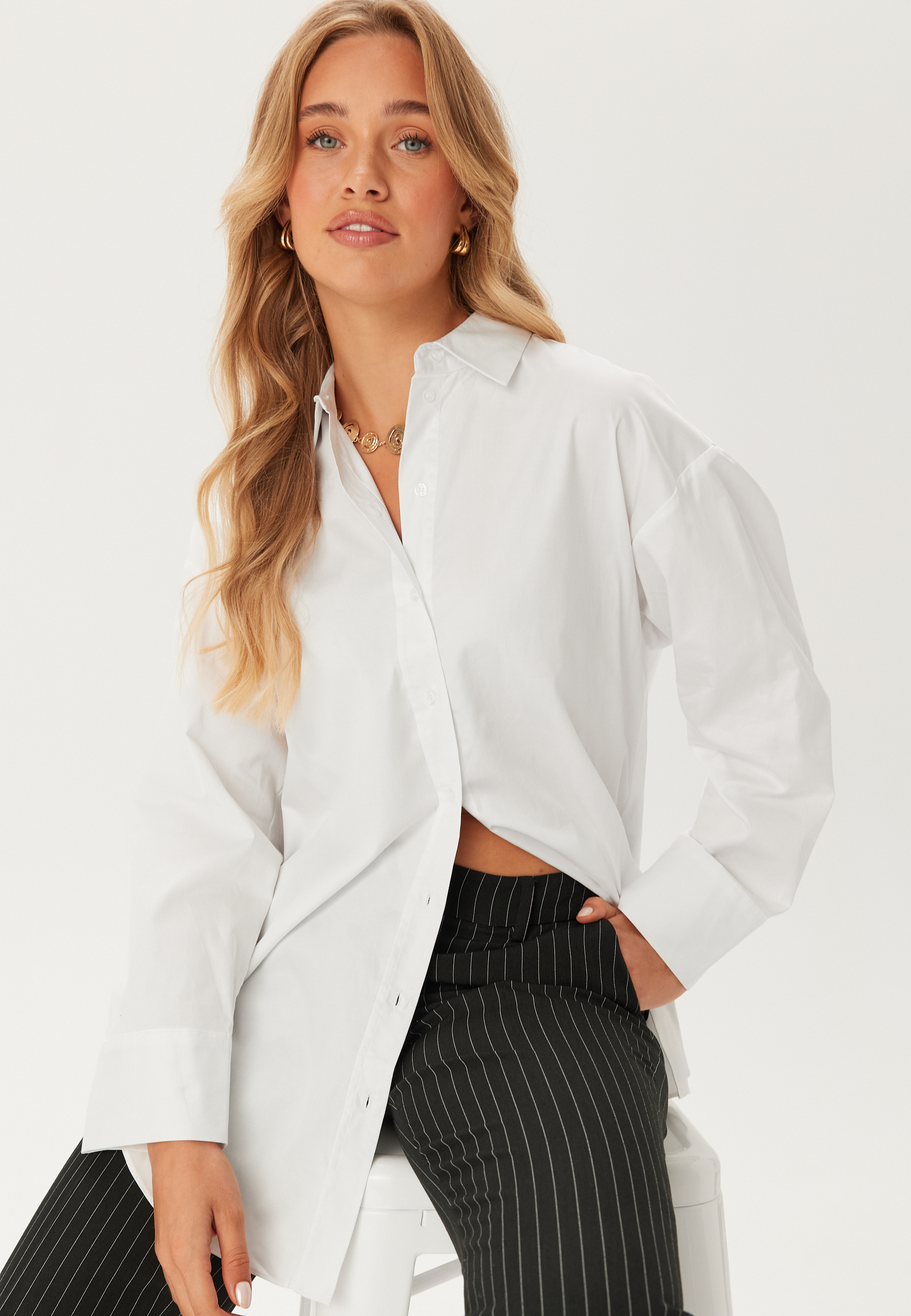 Slfaura Ls Shirt B 2