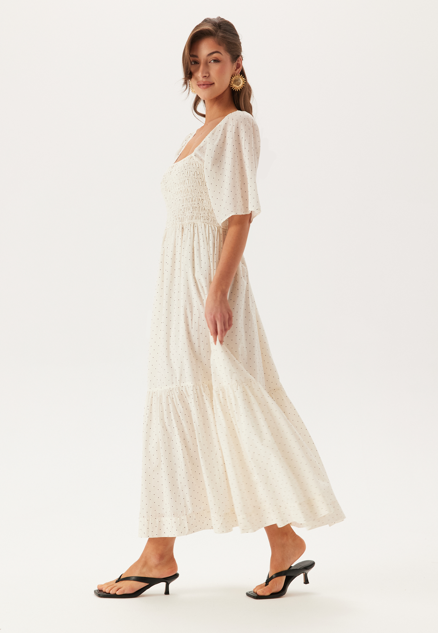 Slfdora Ss Aop Ankle Dress 2