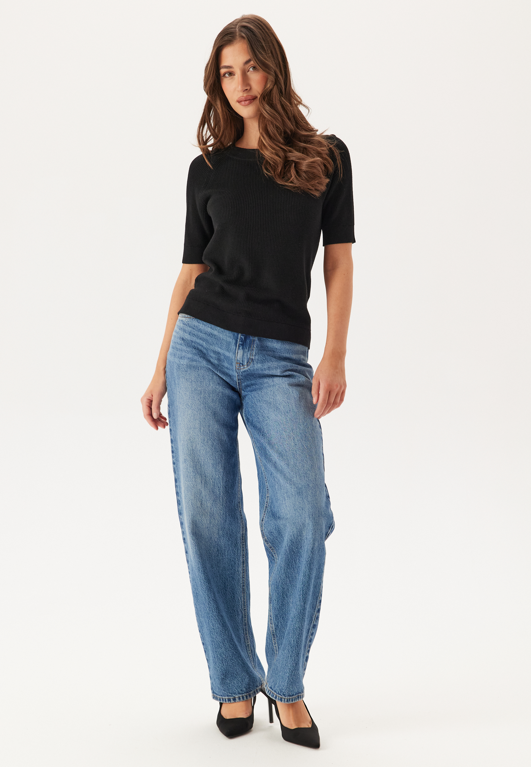 Slfelinna New Ss Knit Top Noos 2