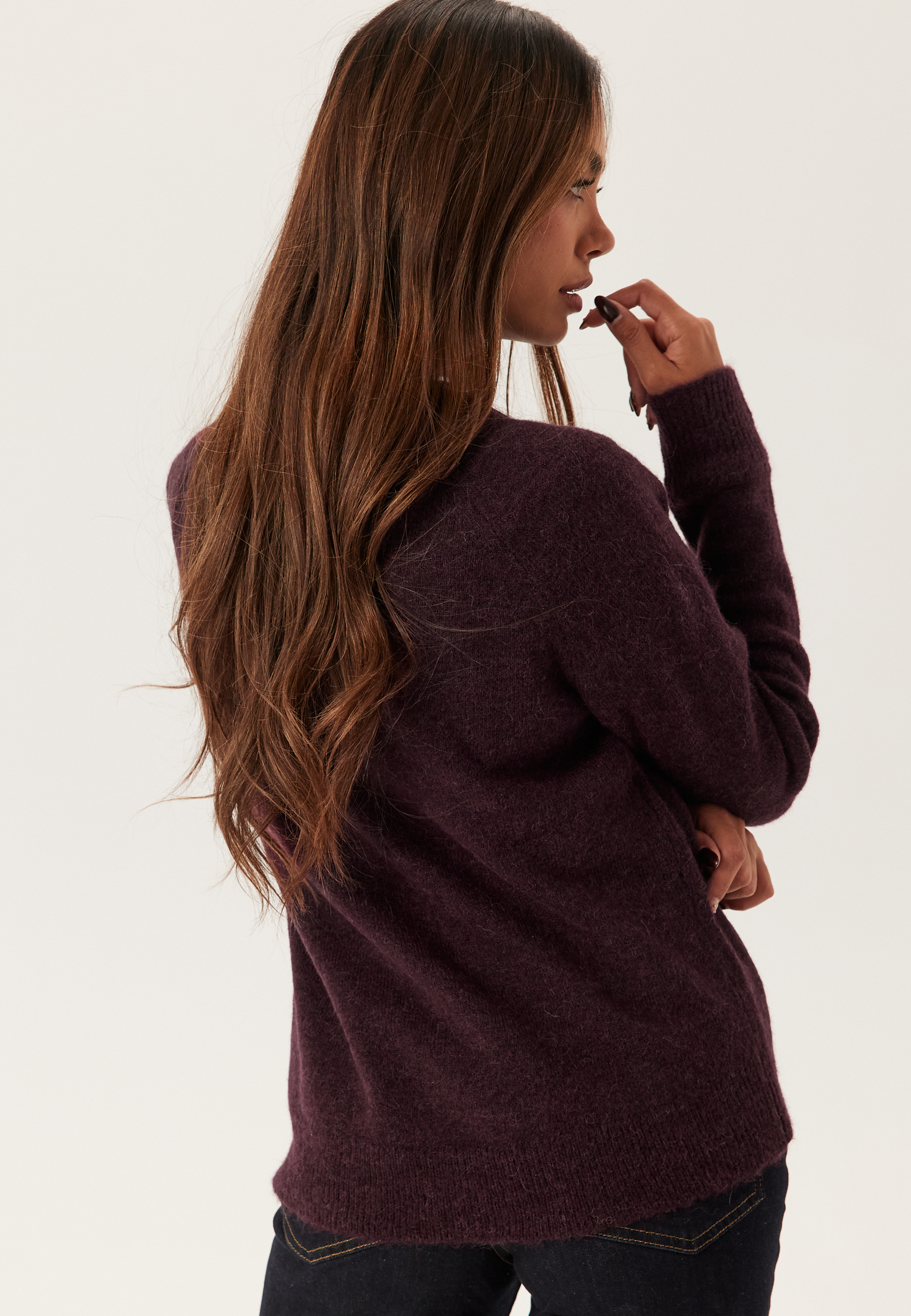 Slflulu LS Knit O-Neck 2