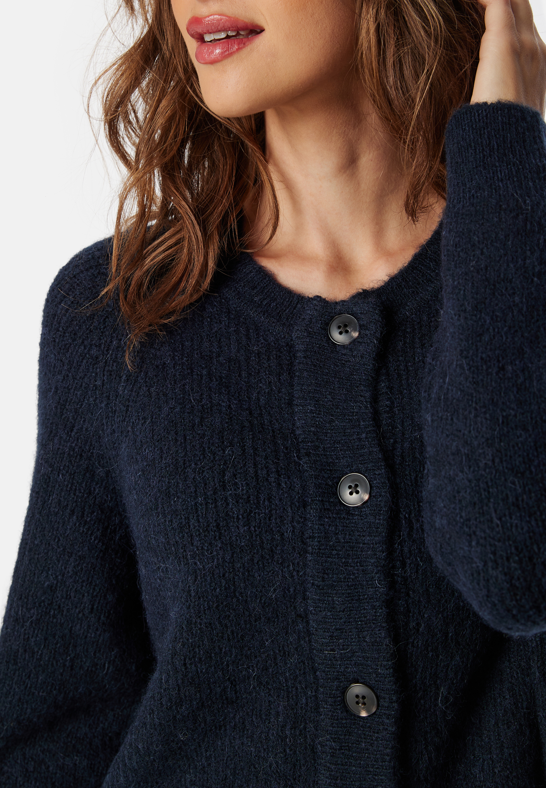 Slflulu LS knit short cardigan 3