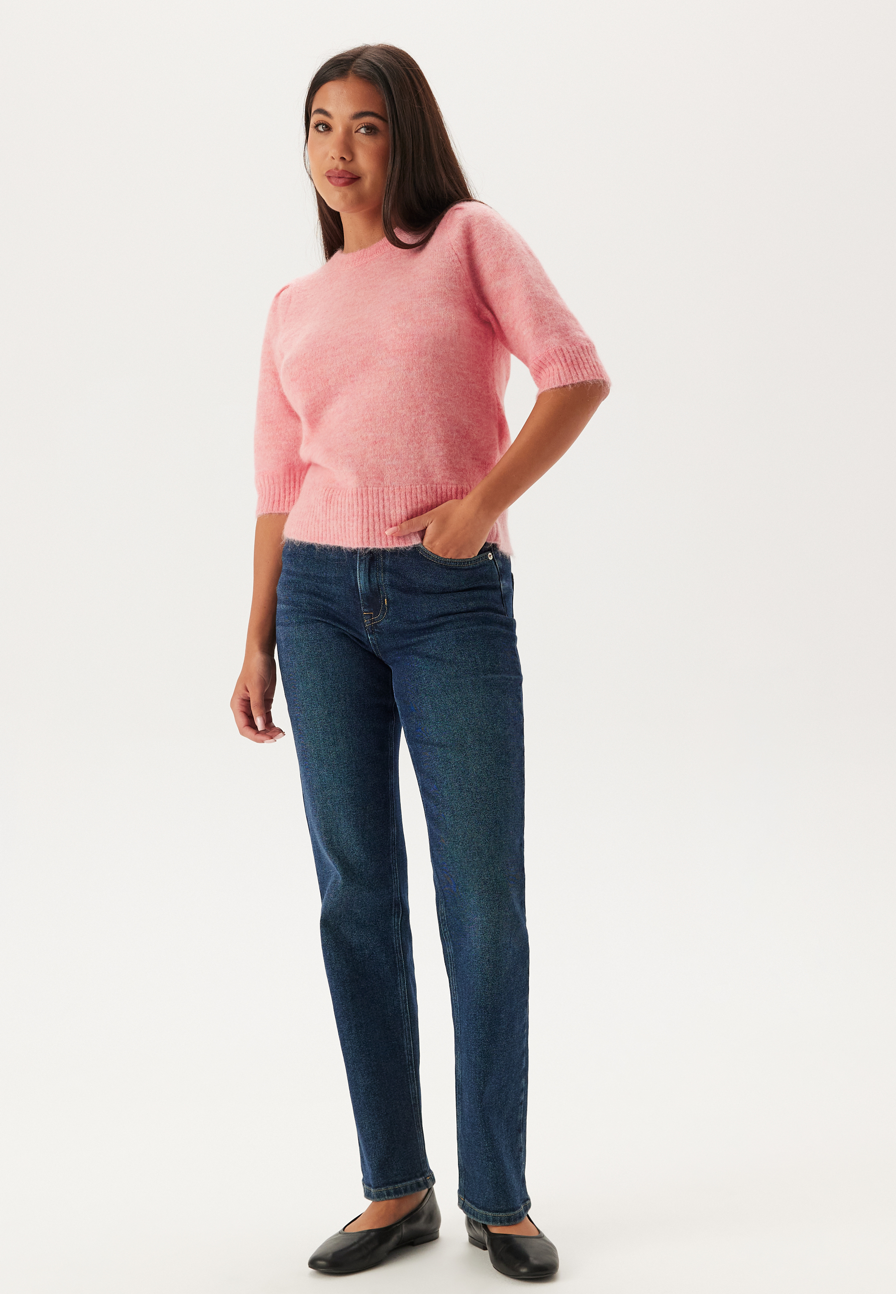 Slflulu Ss Open Back Knit O_x0 2