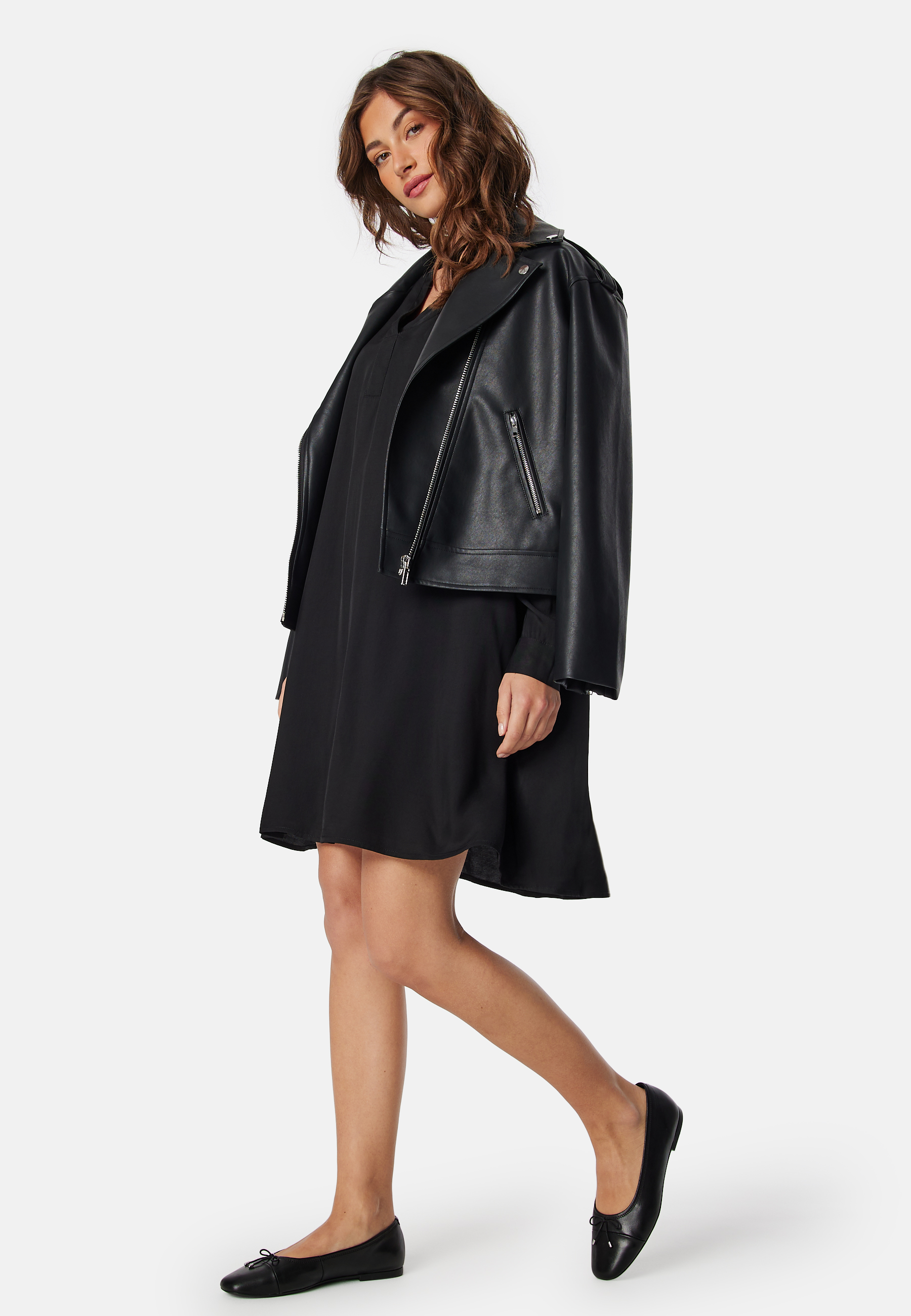 Slfmaddi Ls V-neck Short Dress 2